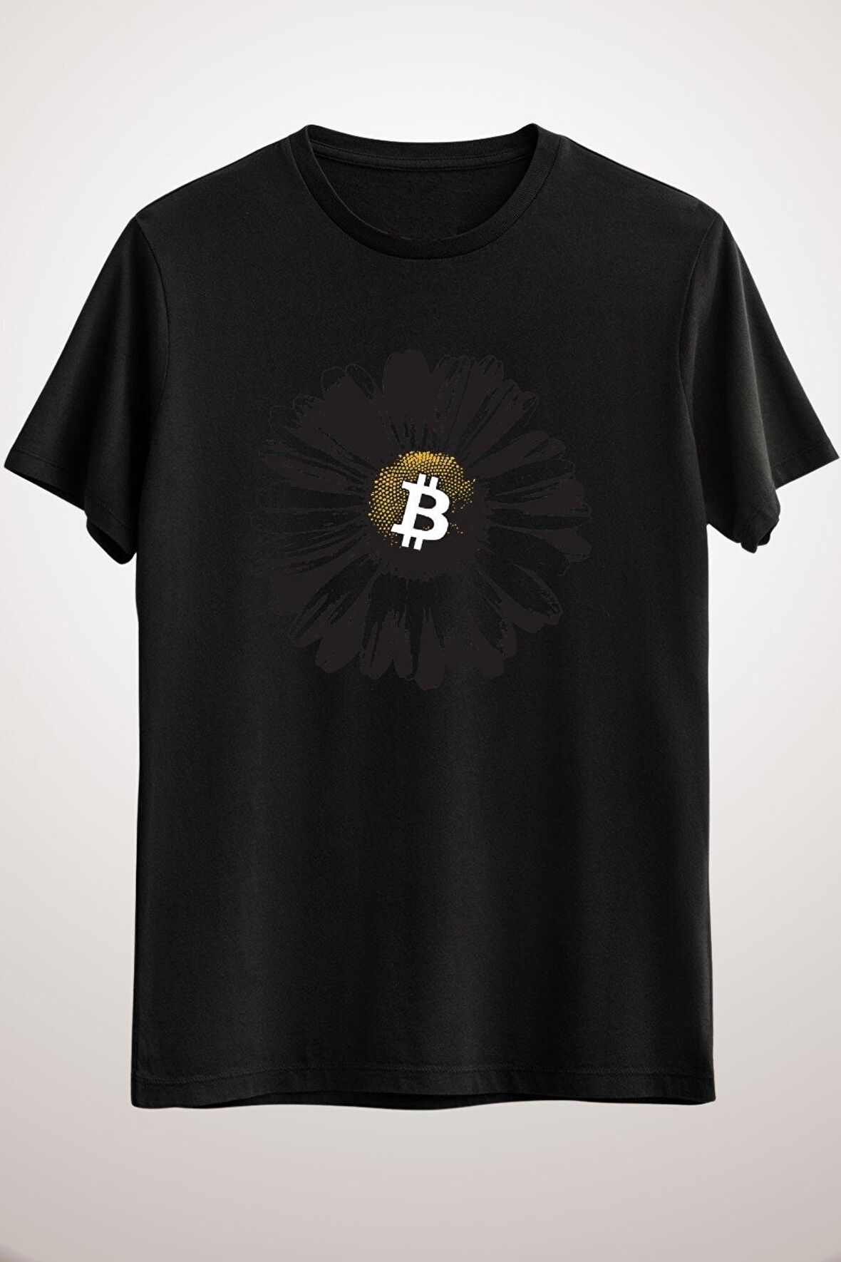 Unisex Siyah Bitcoin Daze-y Classic T-shirt