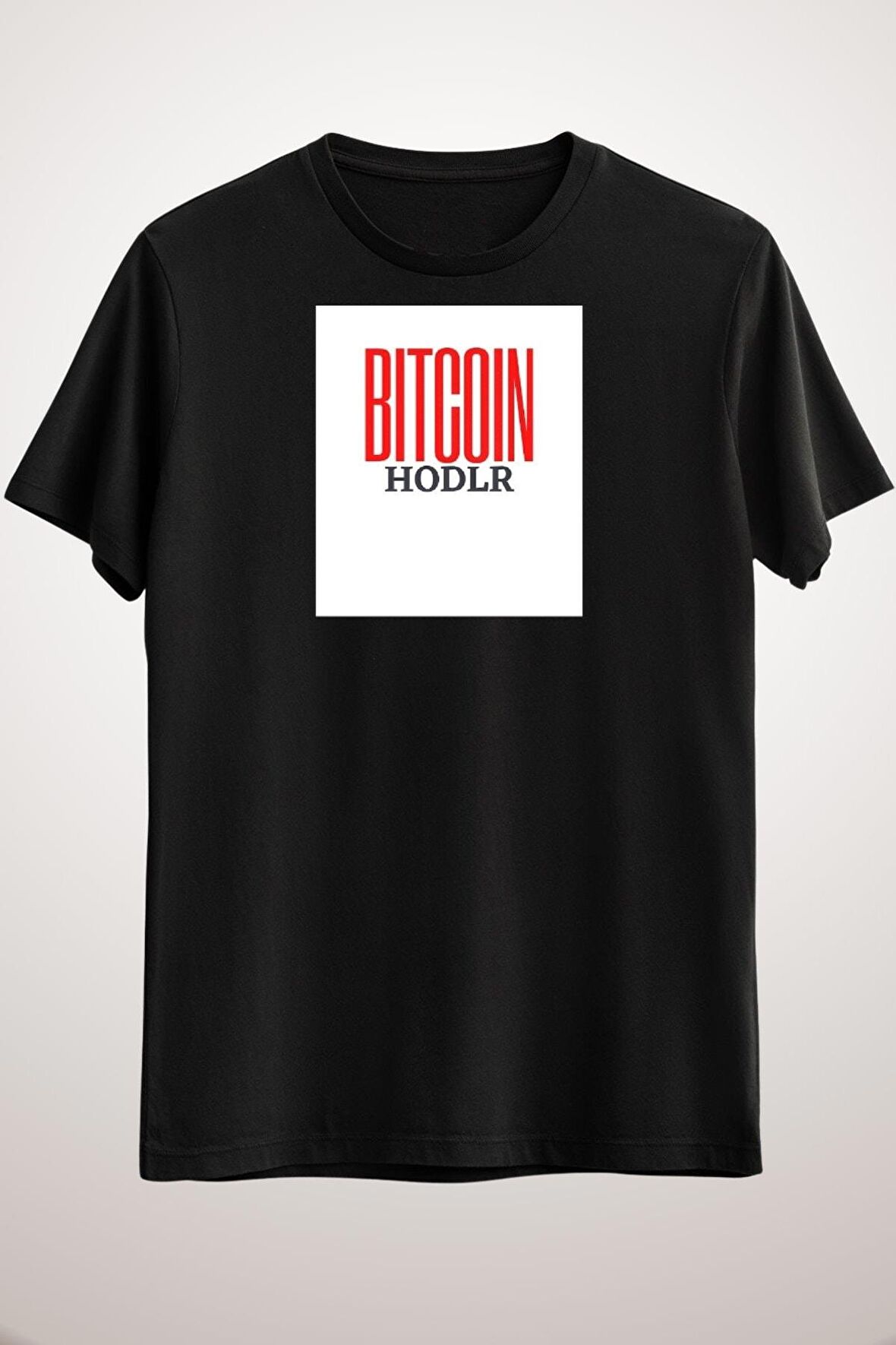 Unisex Siyah Cryptocurrency Bitcoin Shirt Classic T-shirt