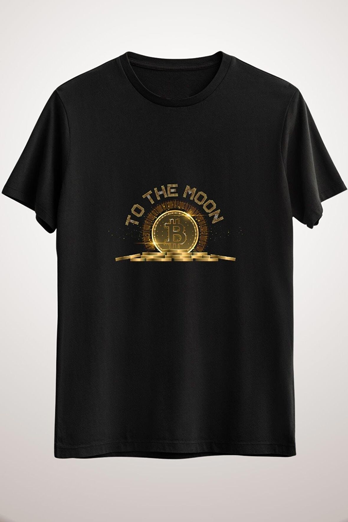 Unisex Siyah Bitcoin Is The New Gold Classic T-shirt