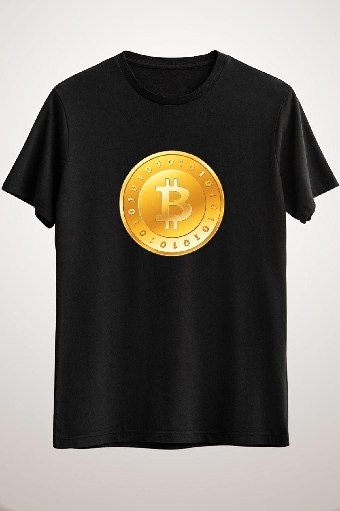 Unisex Siyah Bitcoin Logo Bitcoin Bitcoin Essential T-shirt