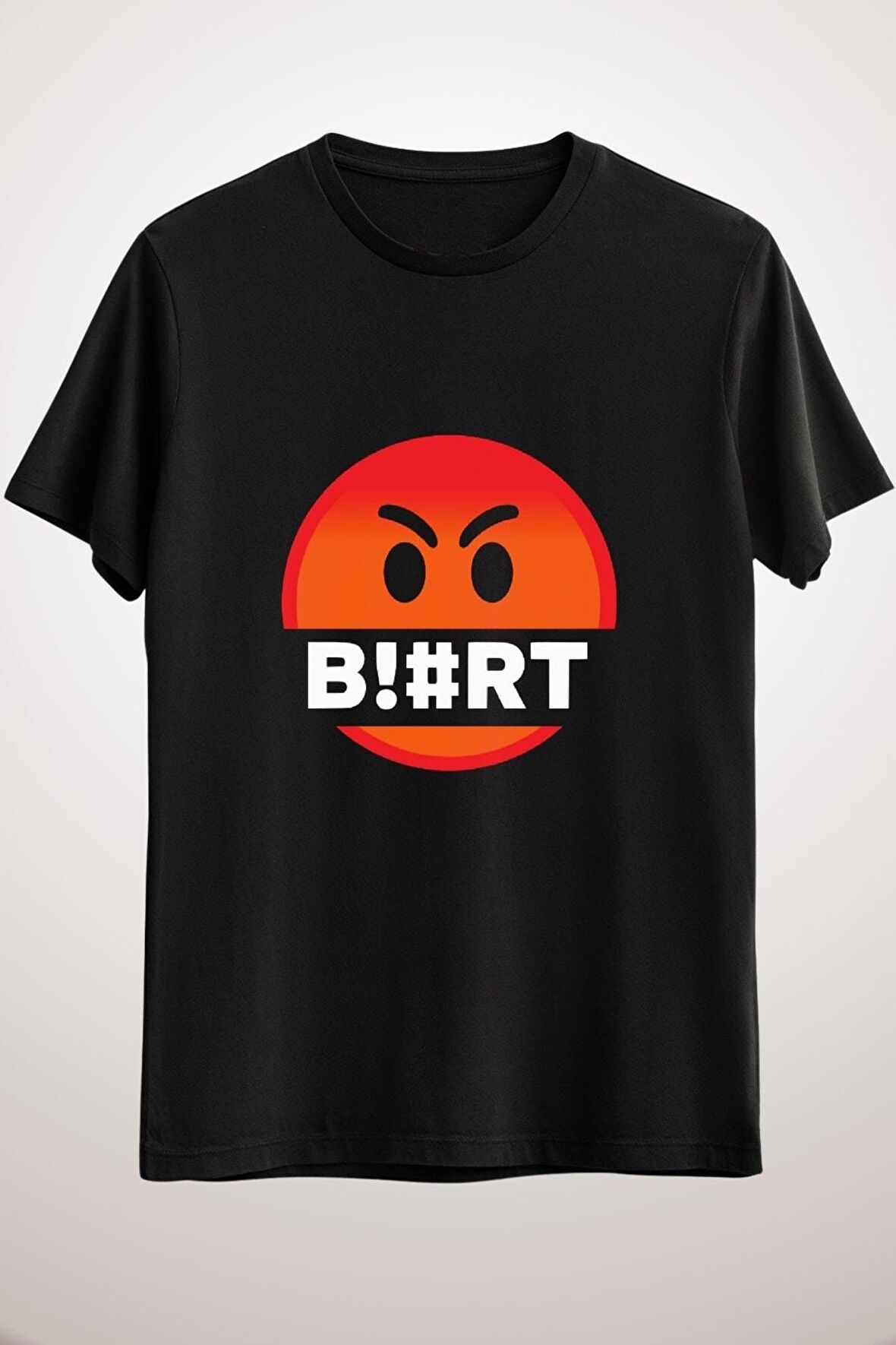 Unisex Siyah Blurt Logo Classic T-shirt