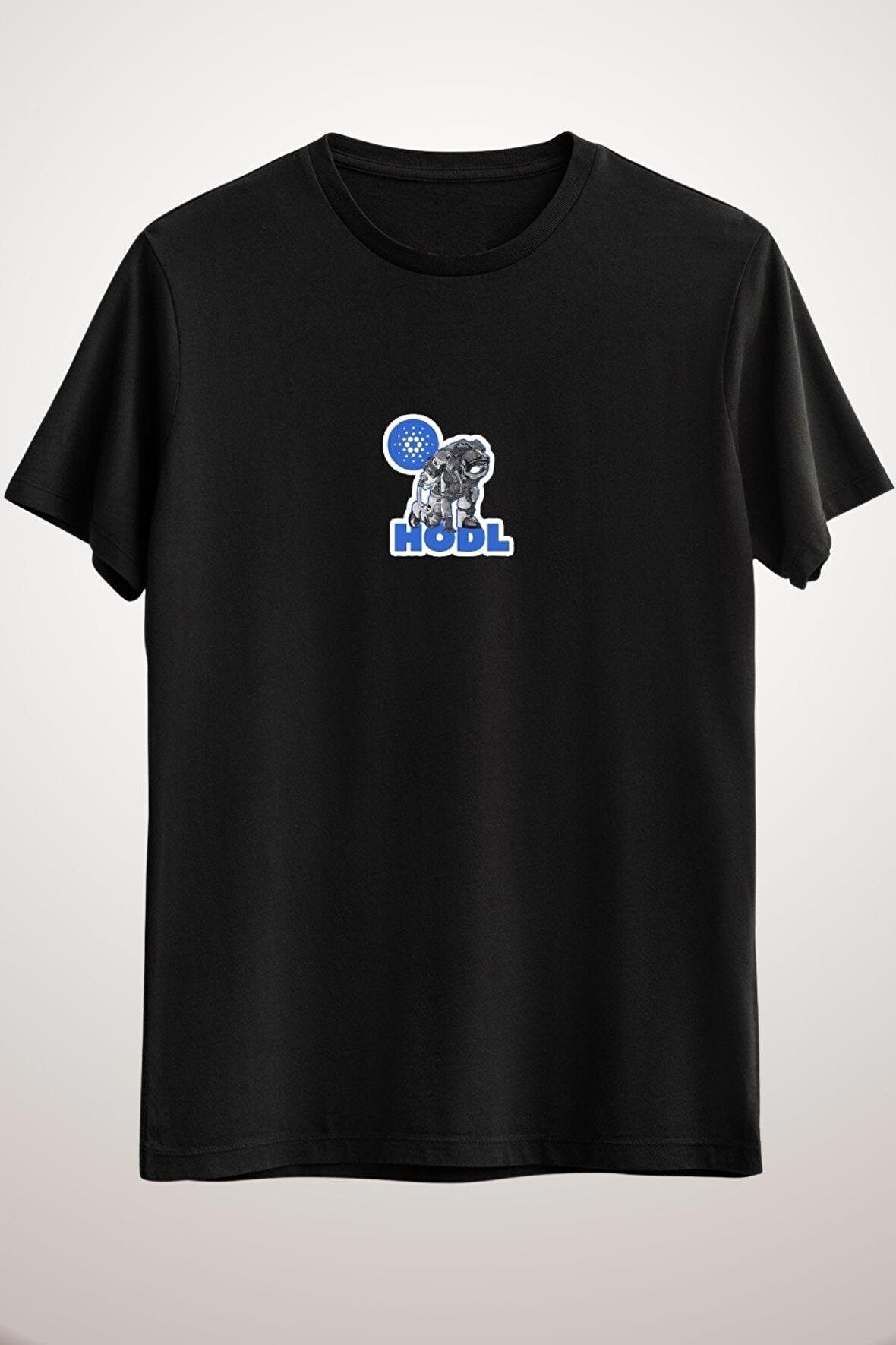 Unisex Siyah Cardano - Hodl Classic T-shirt