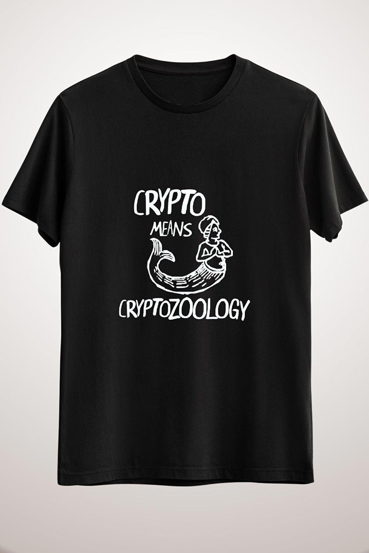 Unisex Siyah Crypto Means Cryptozoology Classic T-shirt