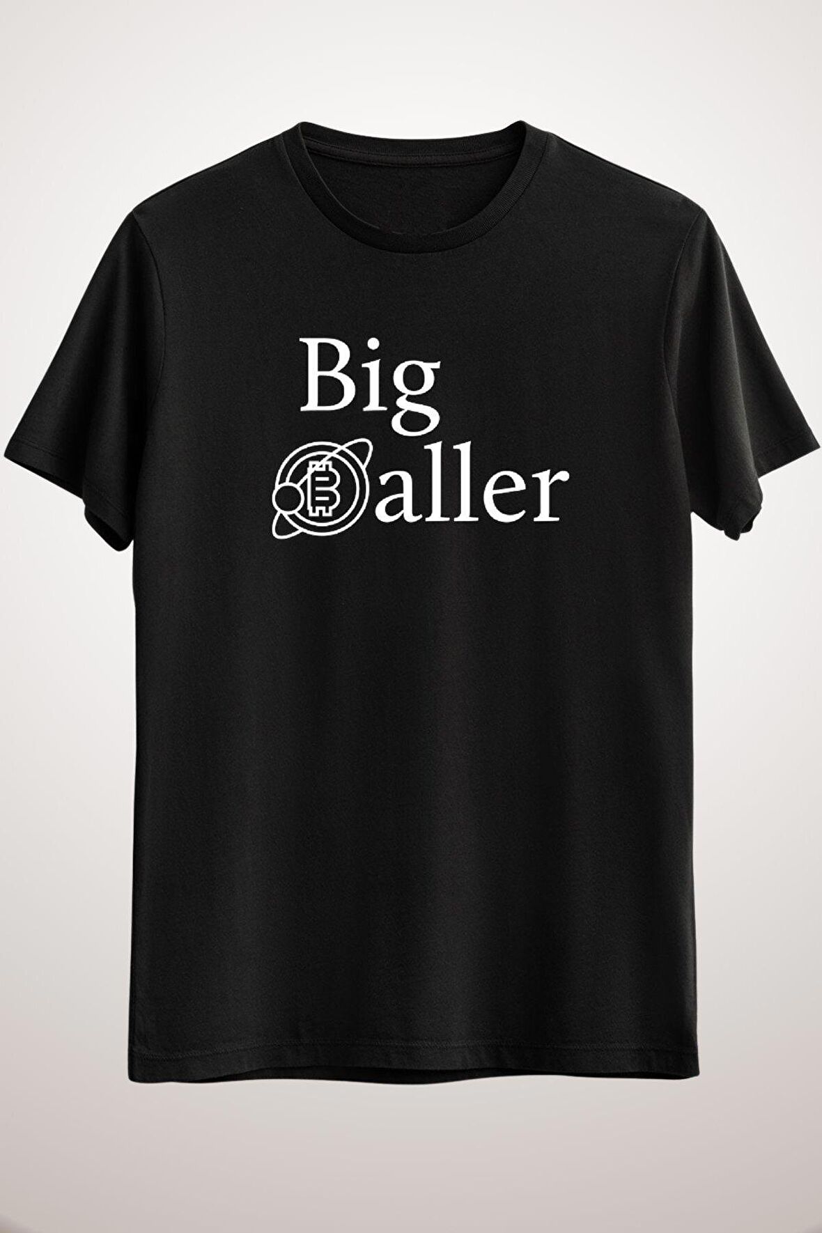 Unisex Siyah Cryptocurrency Big Baller Classic T-shirt