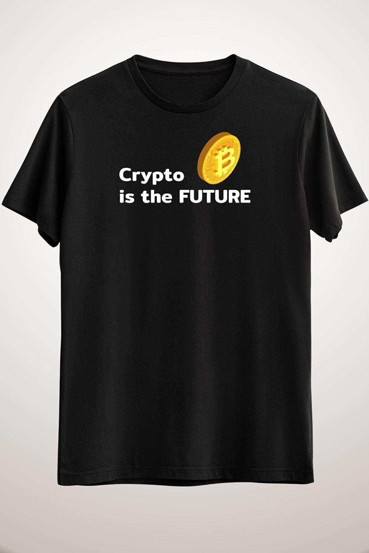 Unisex Siyah Cryptocurrency Is The Future Essential T-shirt