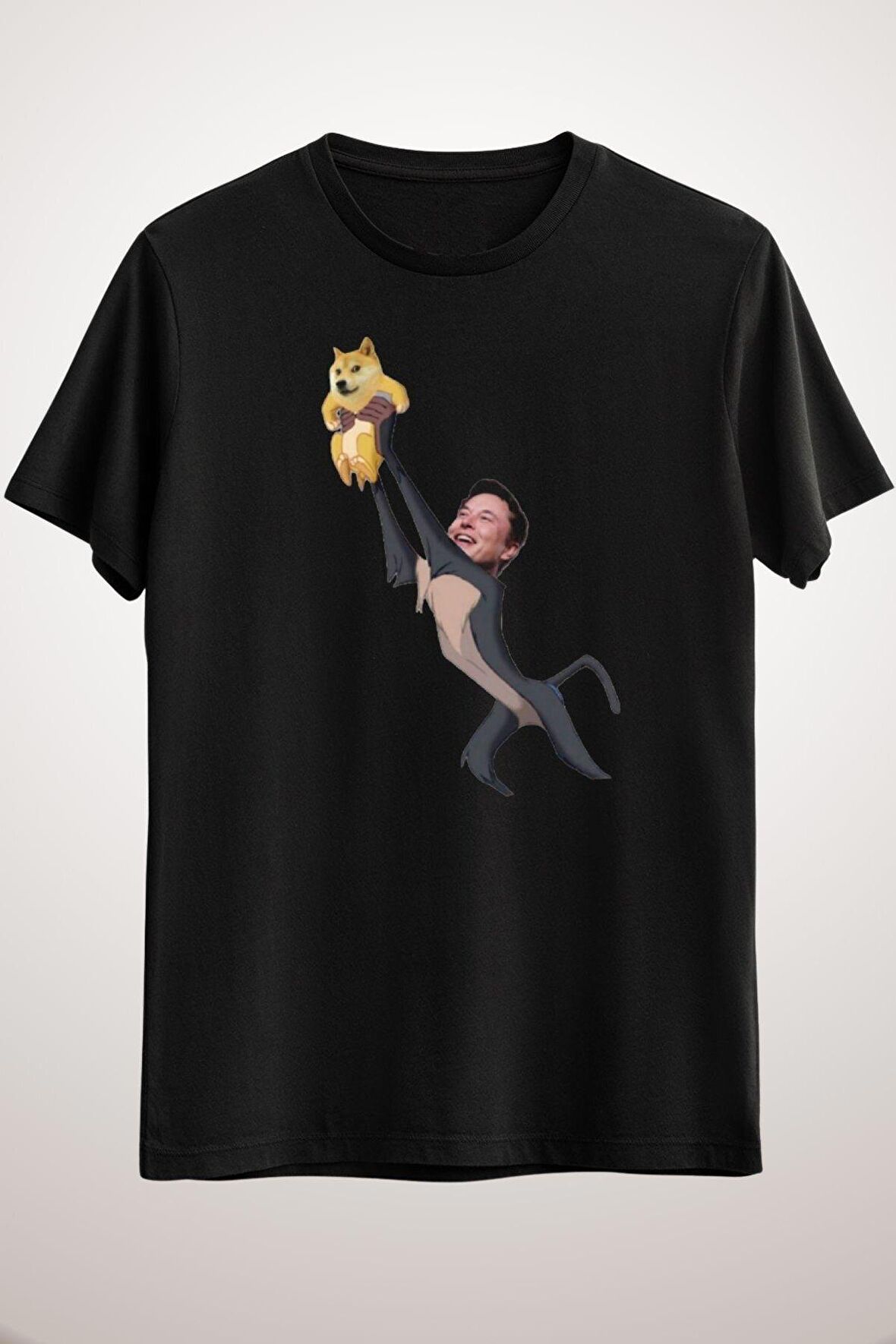 Unisex Siyah Dogecoin To The Moon Essential T-shirt