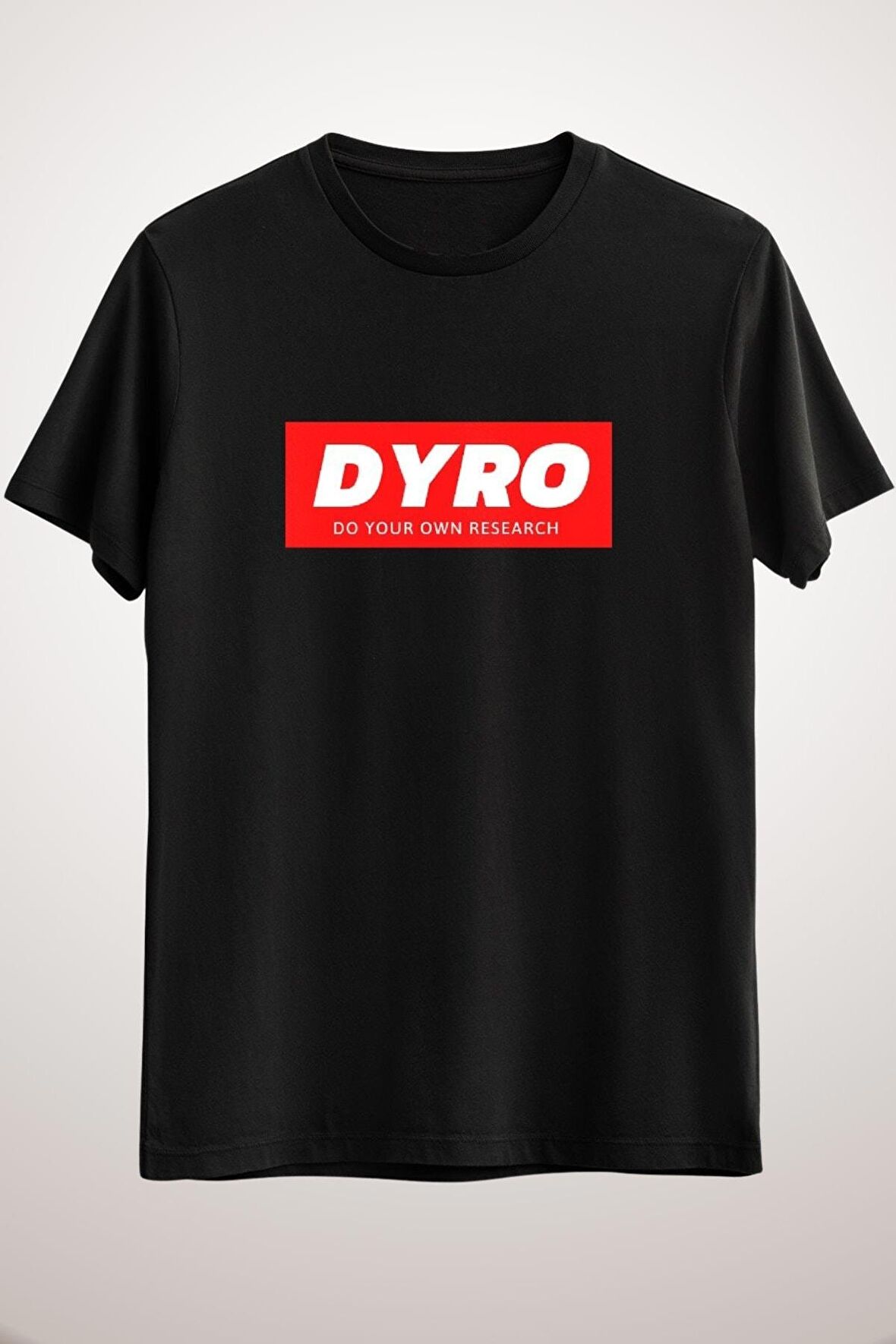 Unisex Siyah Dyor, Do Your Own Research, Cryptocurrency, Crypto, Crypto Quotes Classic T-shirt