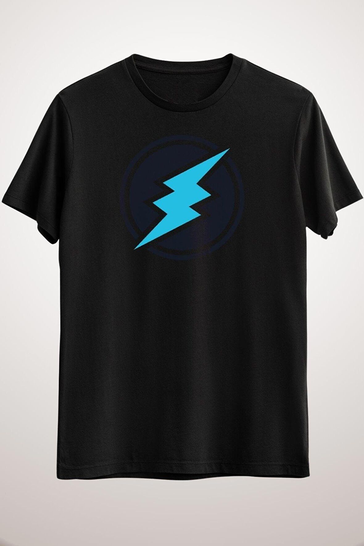 Unisex Siyah Electroneum Cryptocurrency Classic T-shirt
