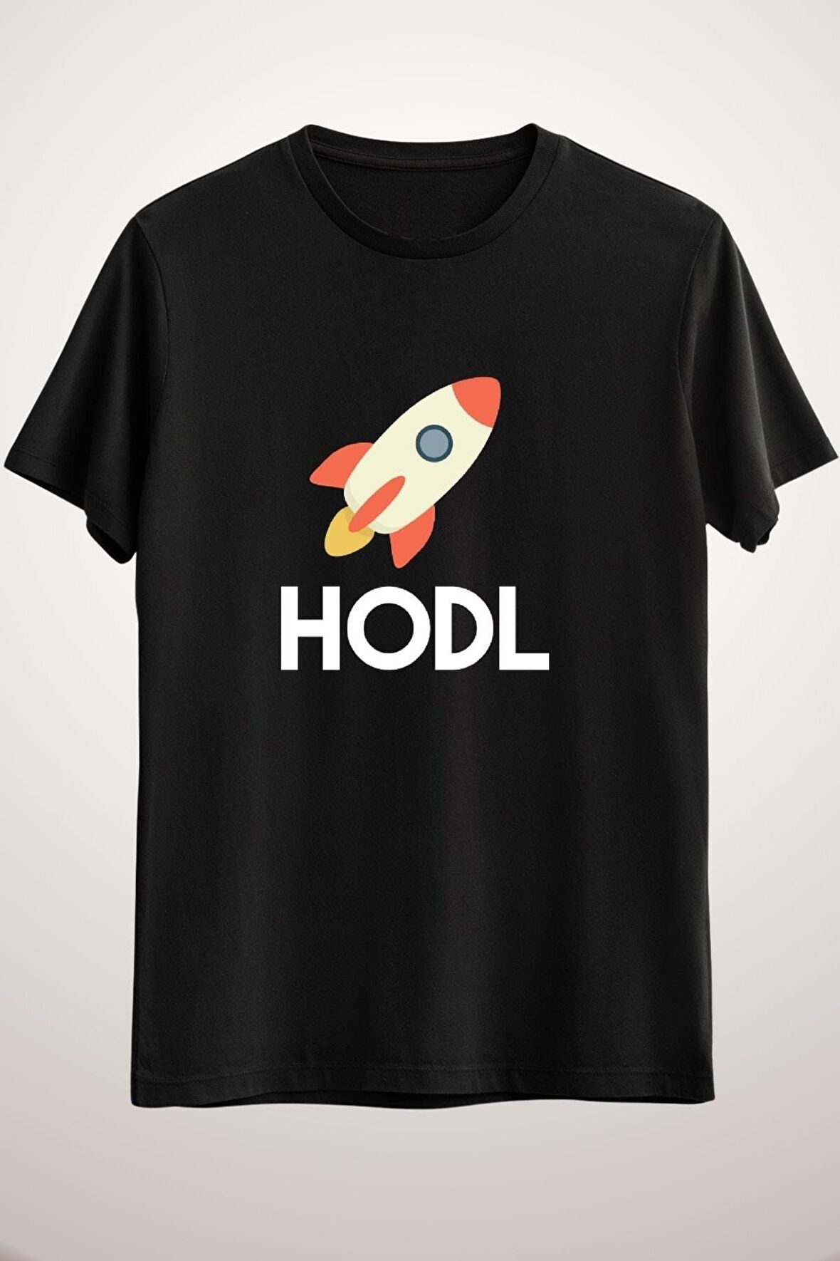 Unisex Siyah Funny Cryptocurrency - Hodl To The Moon! T-shirt Classic T-shirt