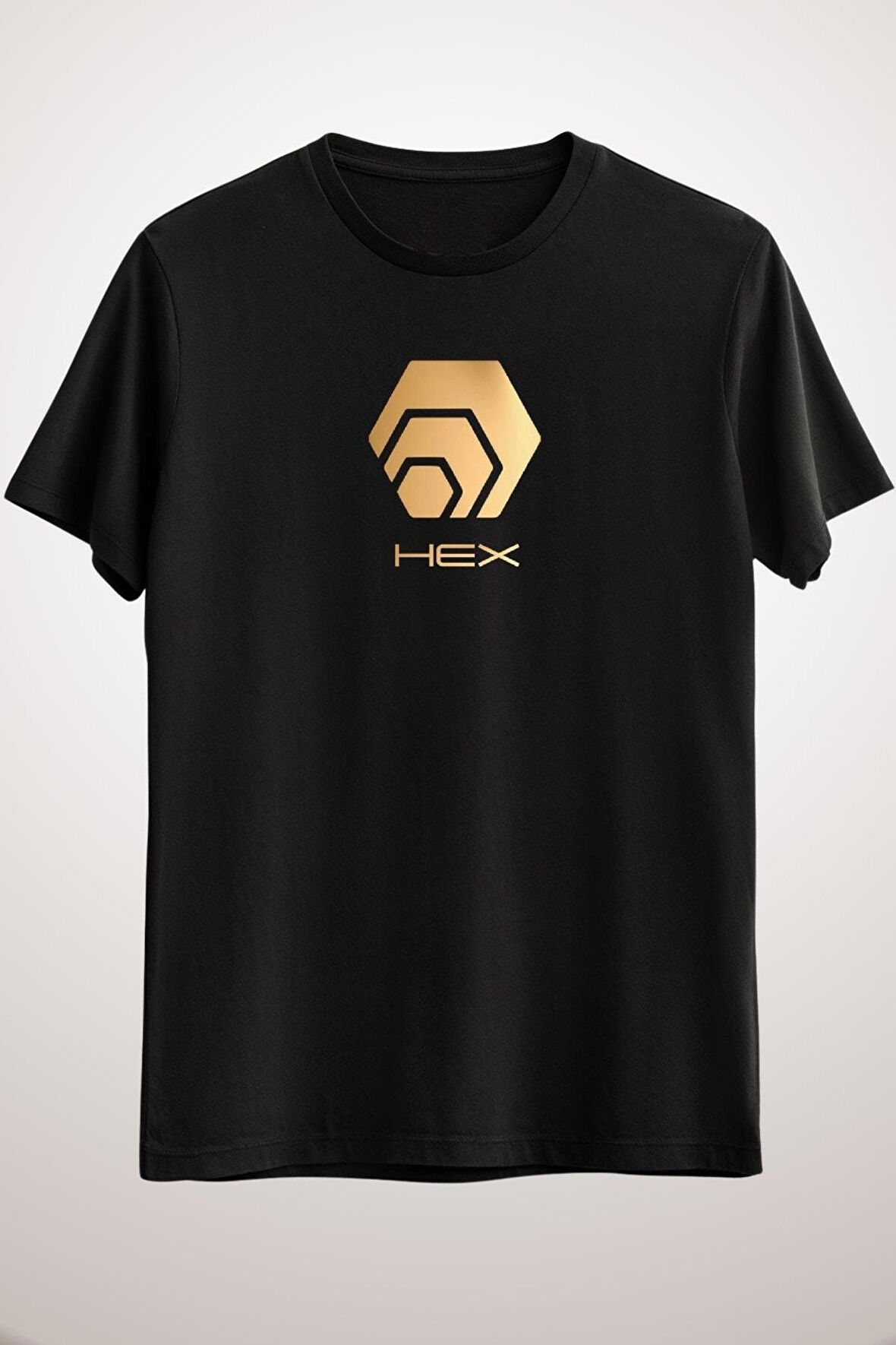 Unisex Siyah Hex (hex) Classic T-shirt