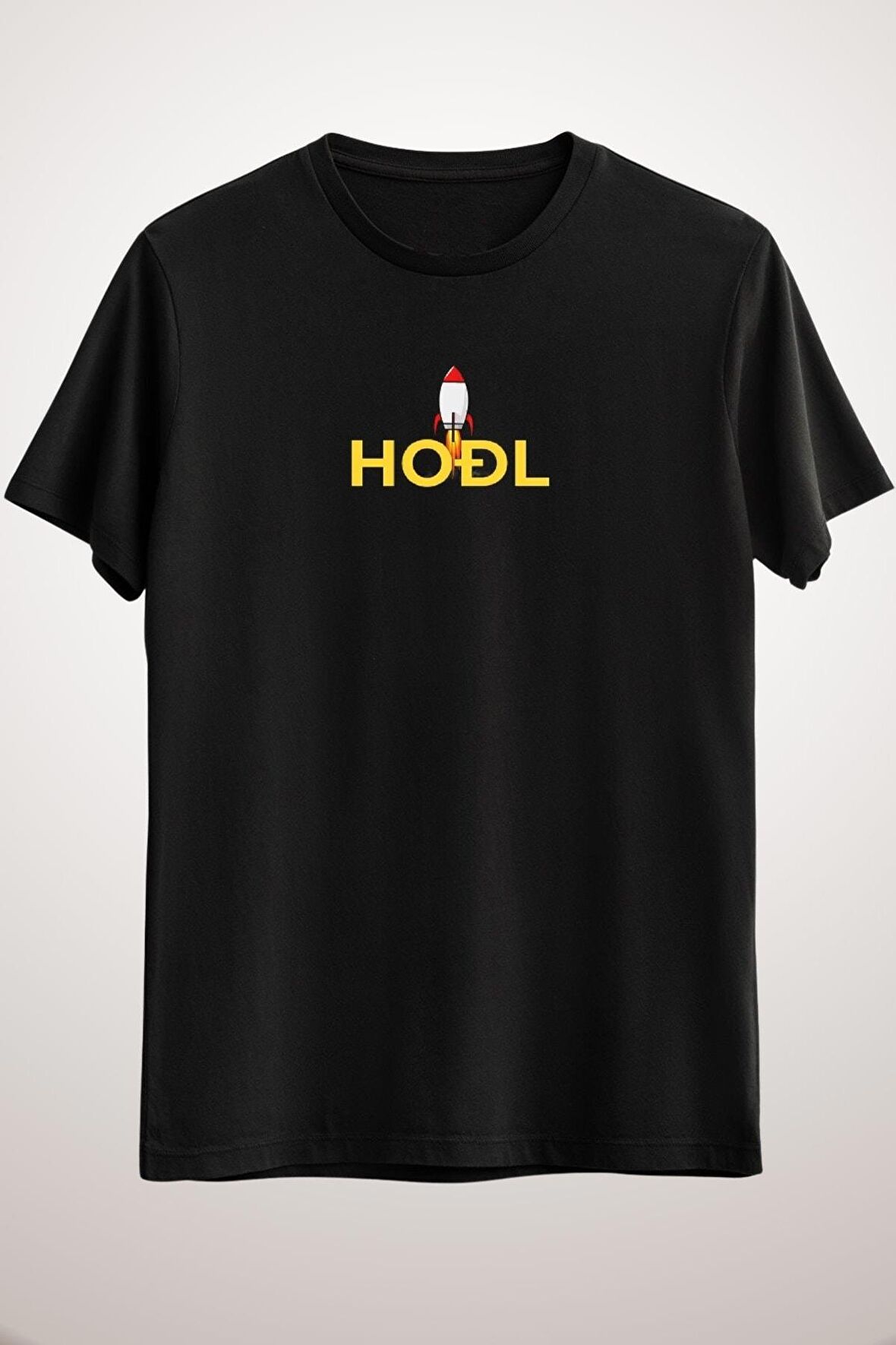 Unisex Siyah Hodl (dogecoin) Classic T-shirt