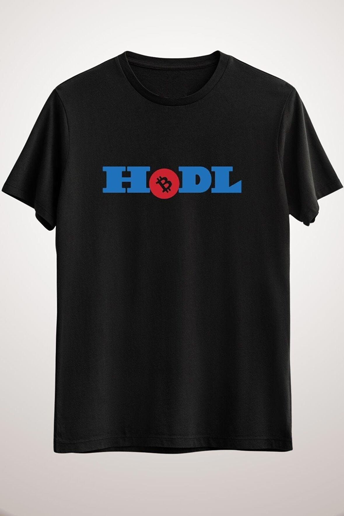 Unisex Siyah Hodl That Bitcoin, Supermarket Logo Design Classic T-shirt