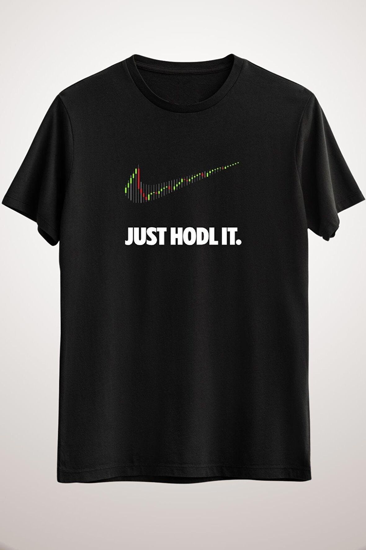 Unisex Siyah Hodl. Classic T-shirt