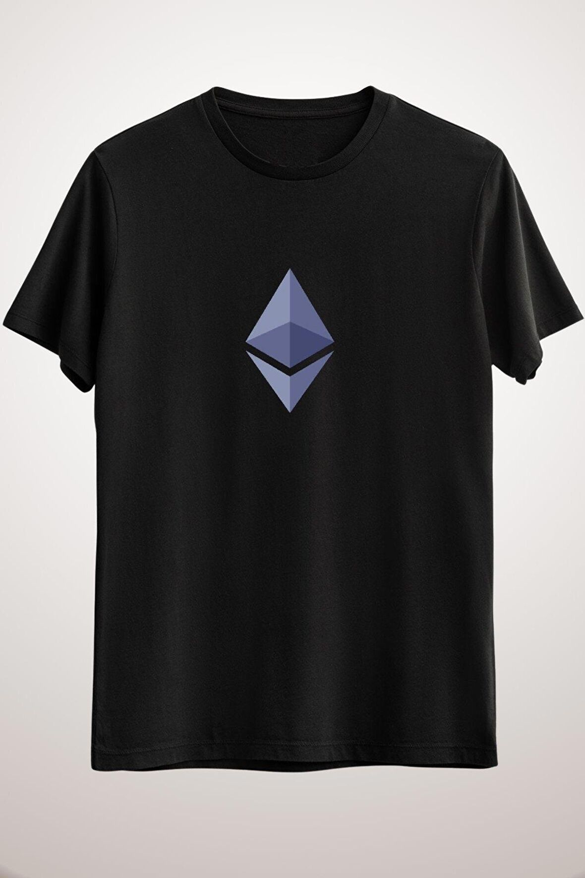 Unisex Siyah I Accept Ethereum Classic T-shirt