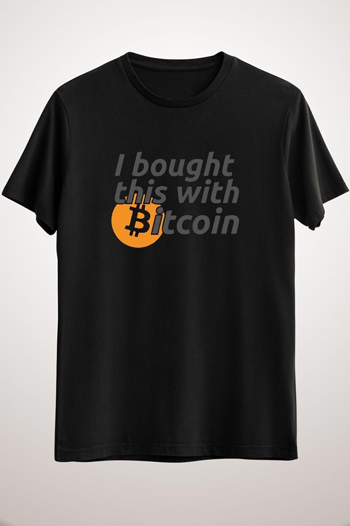 Unisex Siyah I Bought This With Bitcoin (black) Essential T-shirt