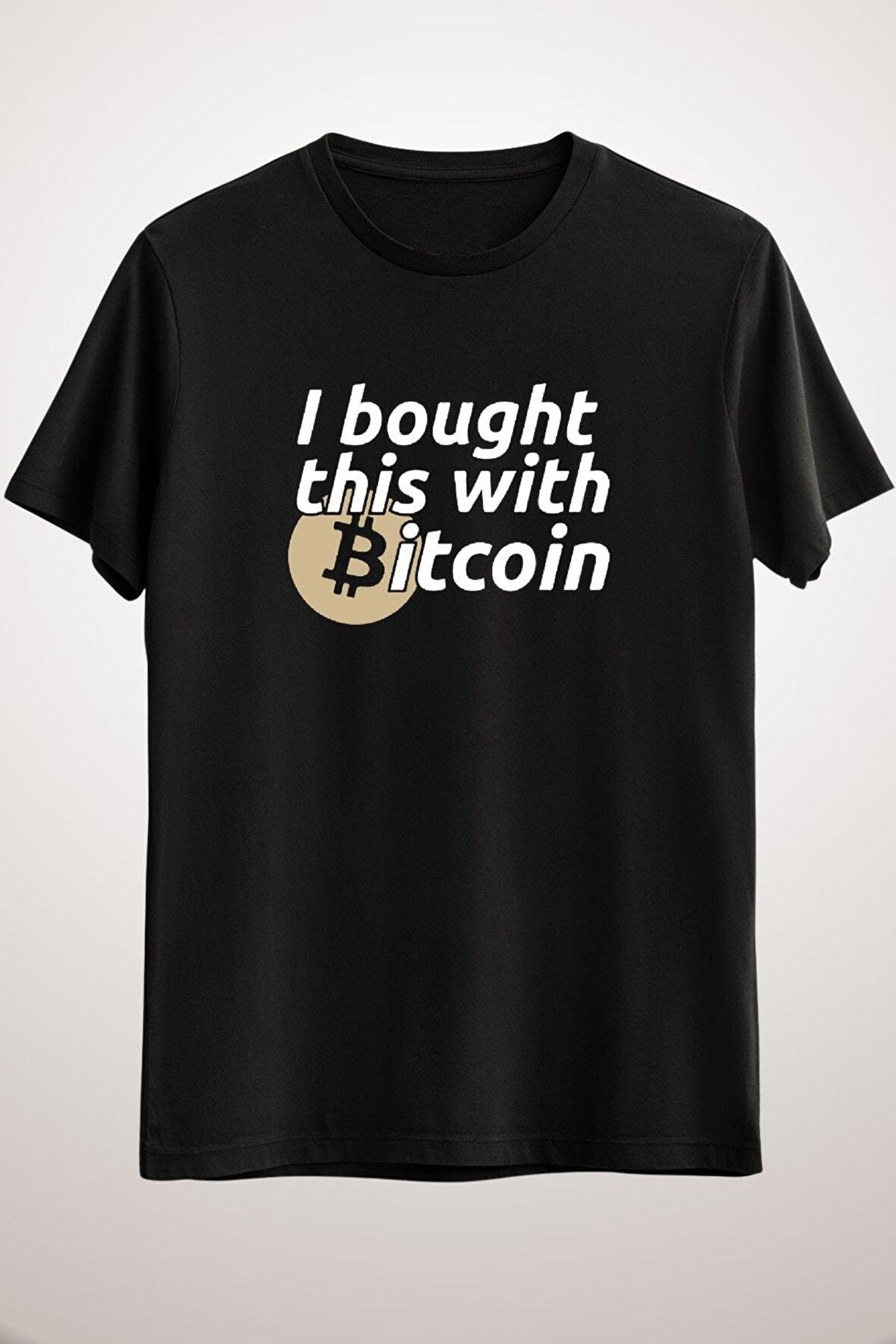 Unisex Siyah I Bought This With Bitcoin (white) Essential T-shirt