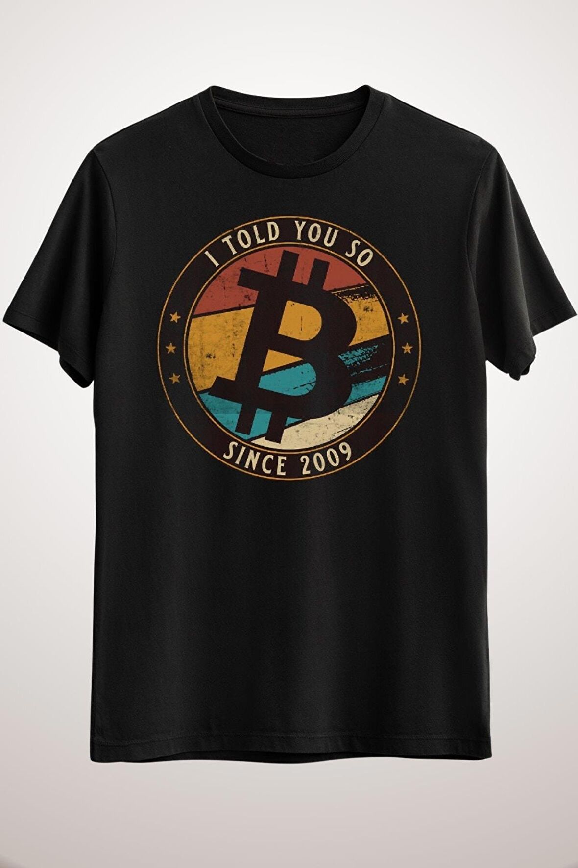 Unisex Siyah I Told You So - Bitcoin And Crypto Design Classic T-shirt