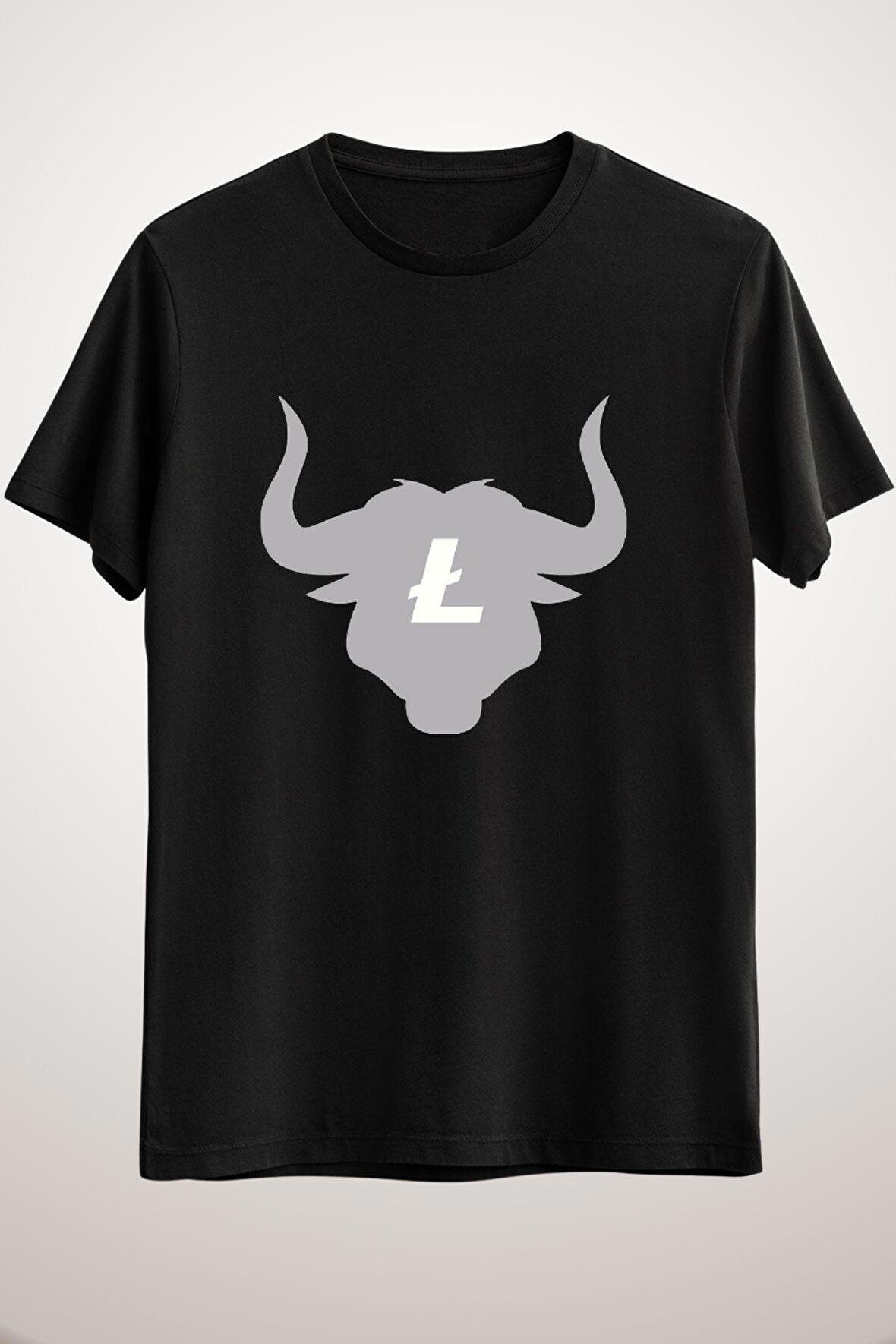 Unisex Siyah Litecoin Bull Market Crypto Currency Ltc Shirt Classic T-shirt
