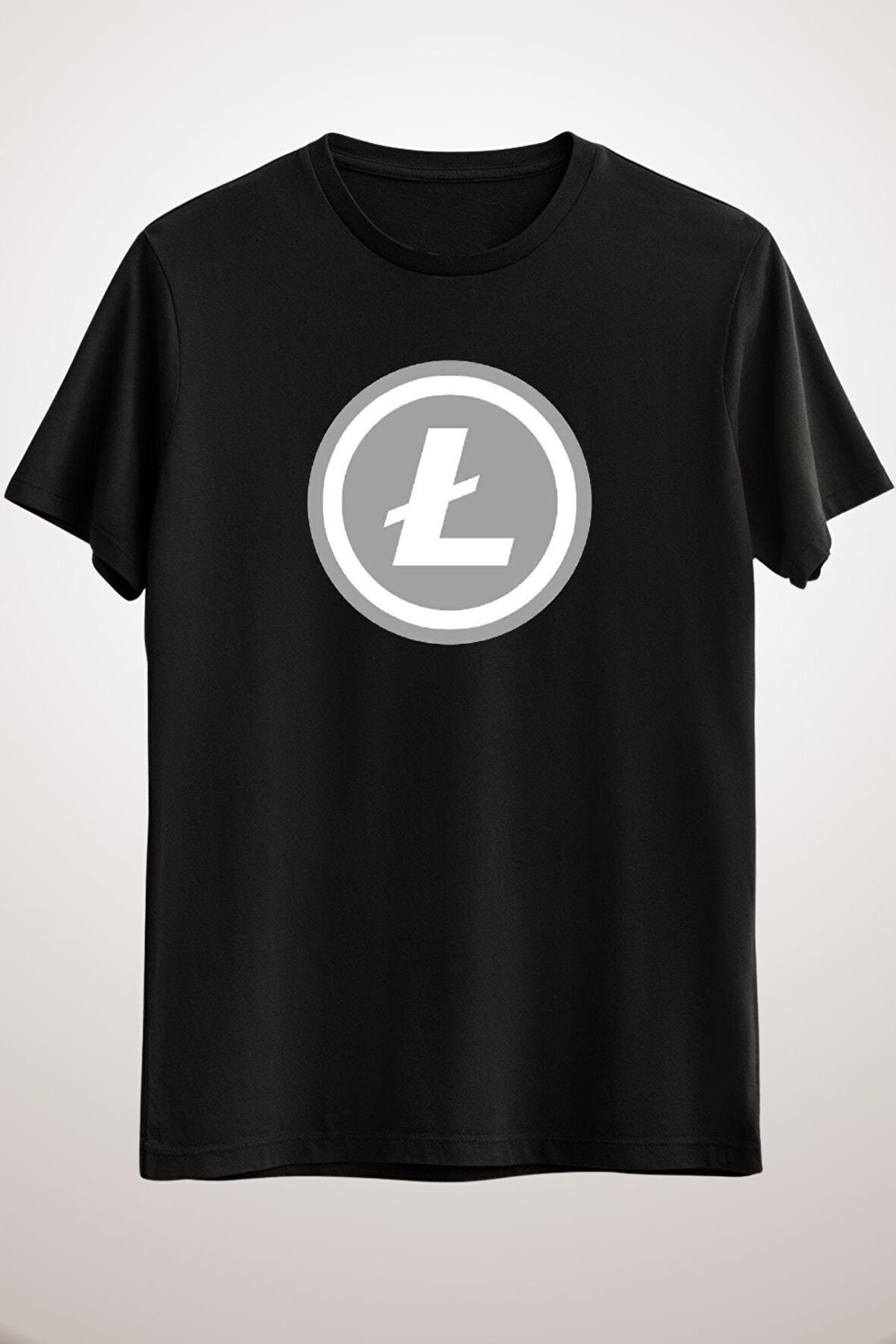 Unisex Siyah Litecoin Cryptocurrency Hodl Essential T-shirt