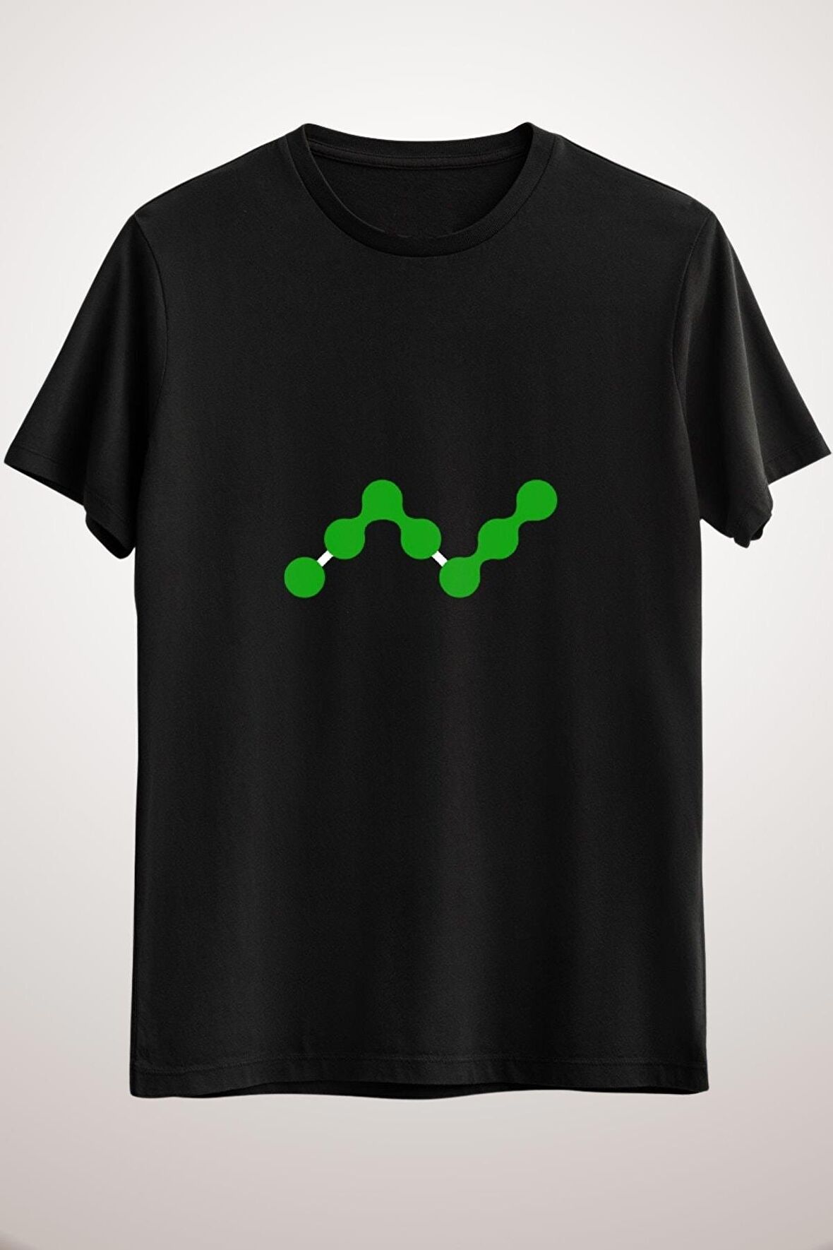 Unisex Siyah Nano Nano Raiblocks Xrb Crypto Currency Icon - Green Classic T-shirt