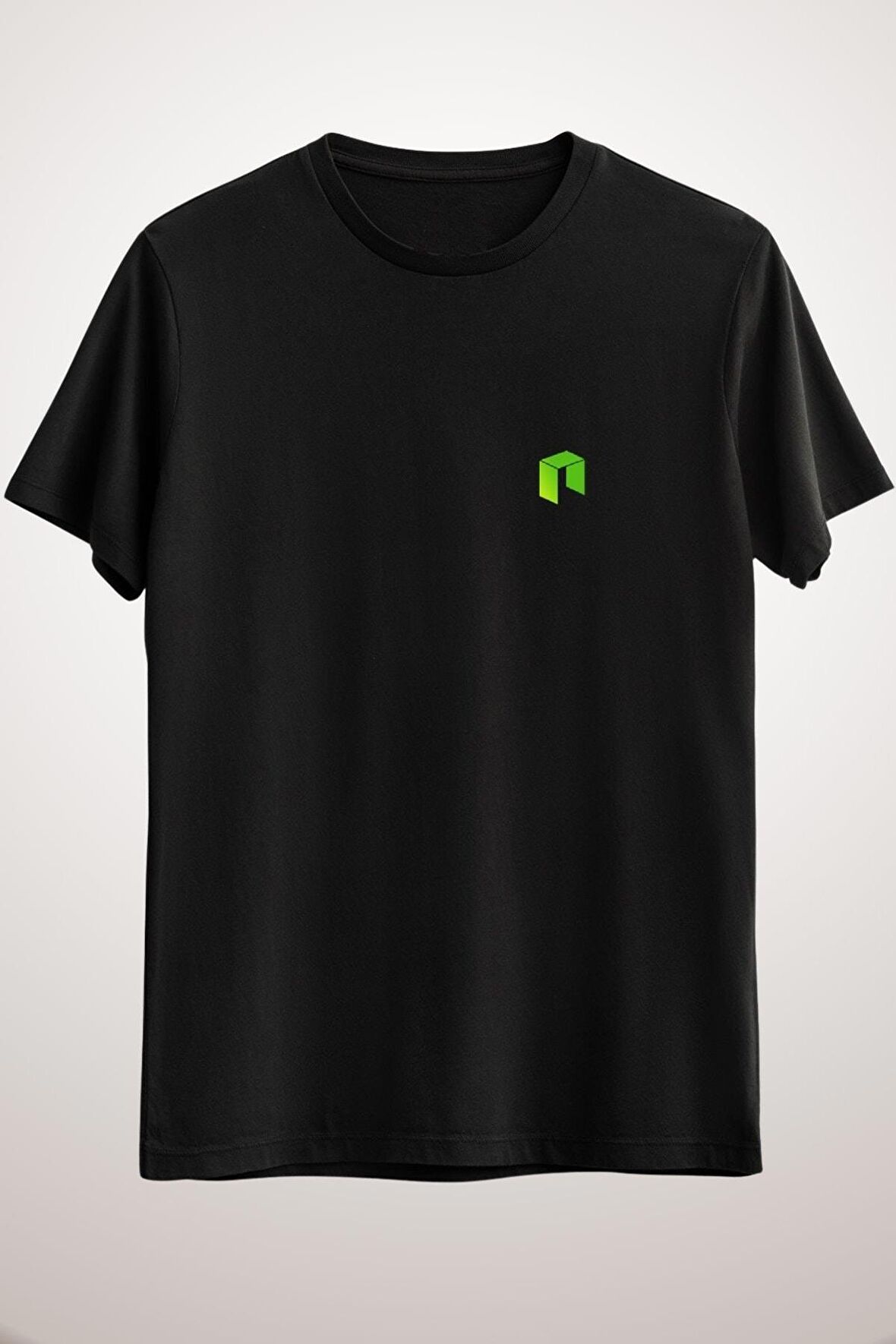 Unisex Siyah To The Moon - Neo Classic T-shirt