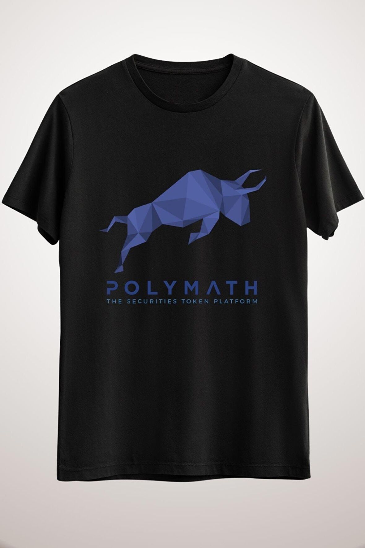 Unisex Siyah Polymath Network Logo Classic T-shirt