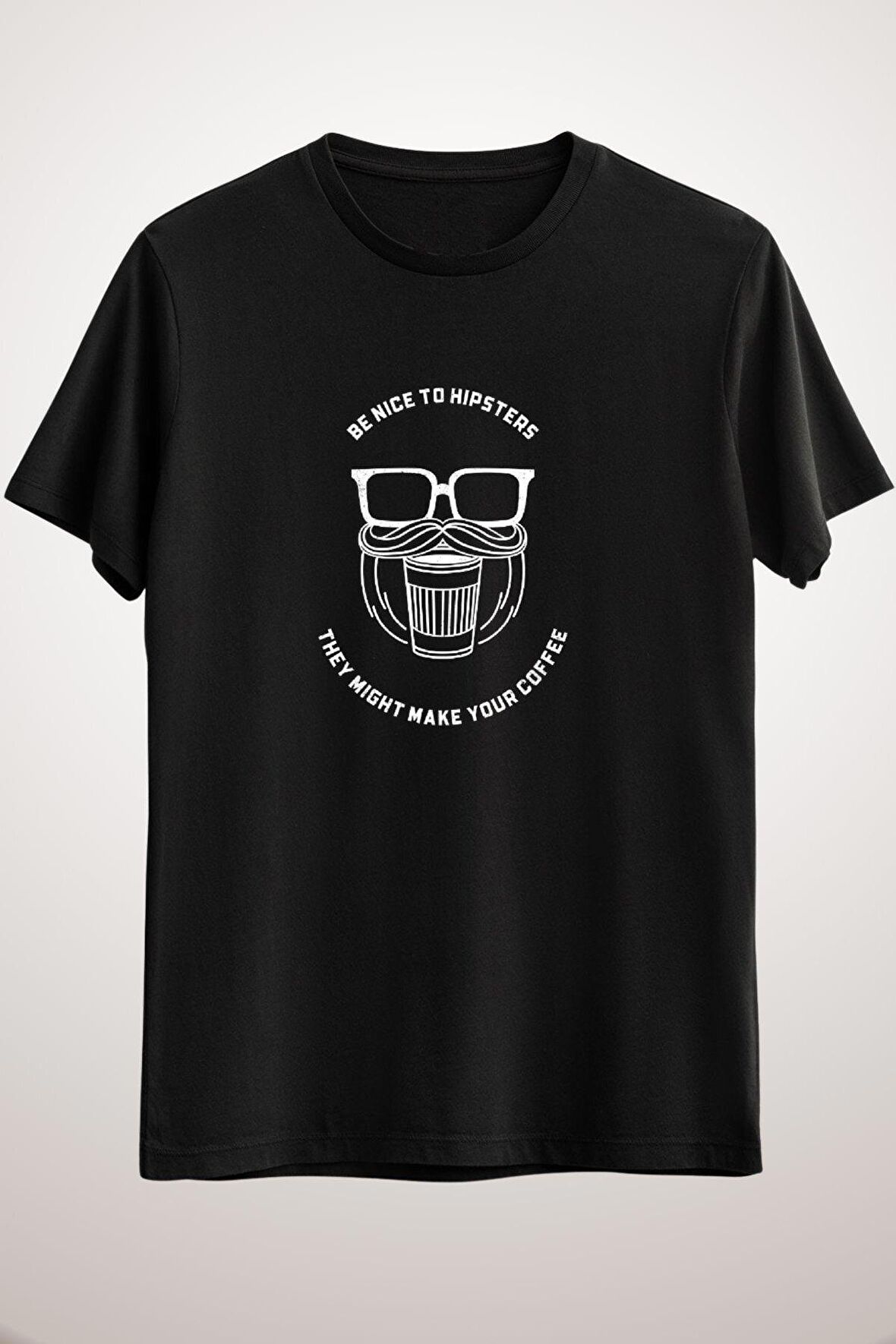 Unisex Siyah Premium Apparel For Coffee And Crypto Enthusists. Classic T-shirt