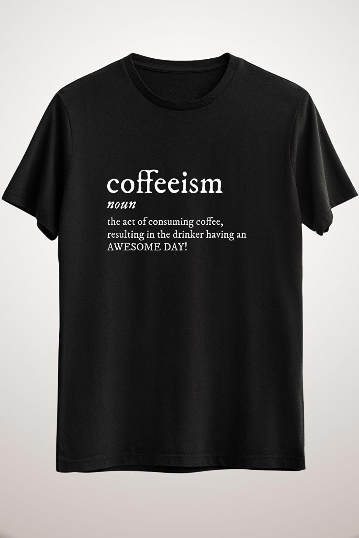 Unisex Siyah Premium Quality Apparel For Coffee And Crypto Enthusiasts. Classic T-shirt