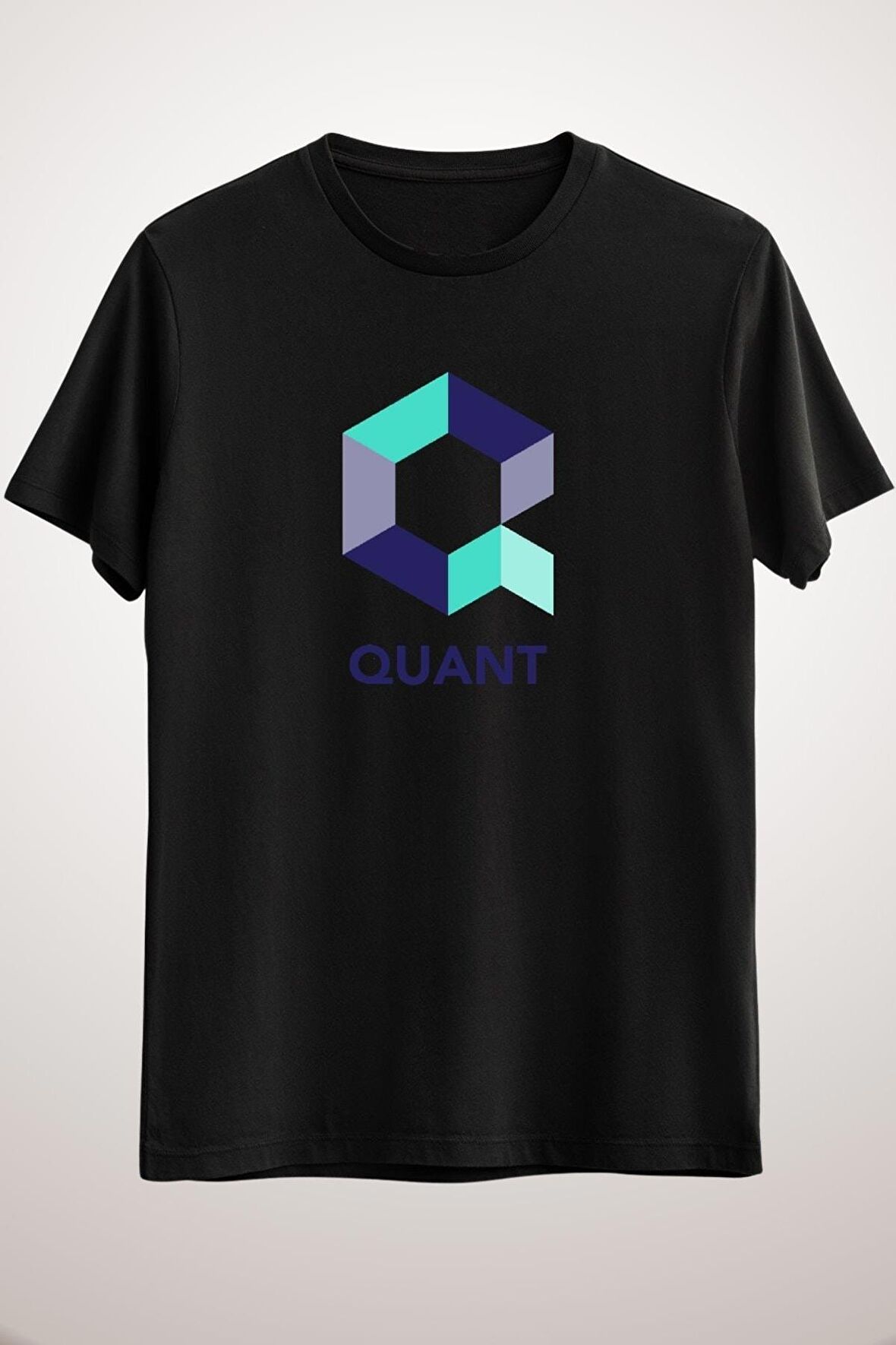 Unisex Siyah Quant Qnt Cryptocurrency Classic T-shirt