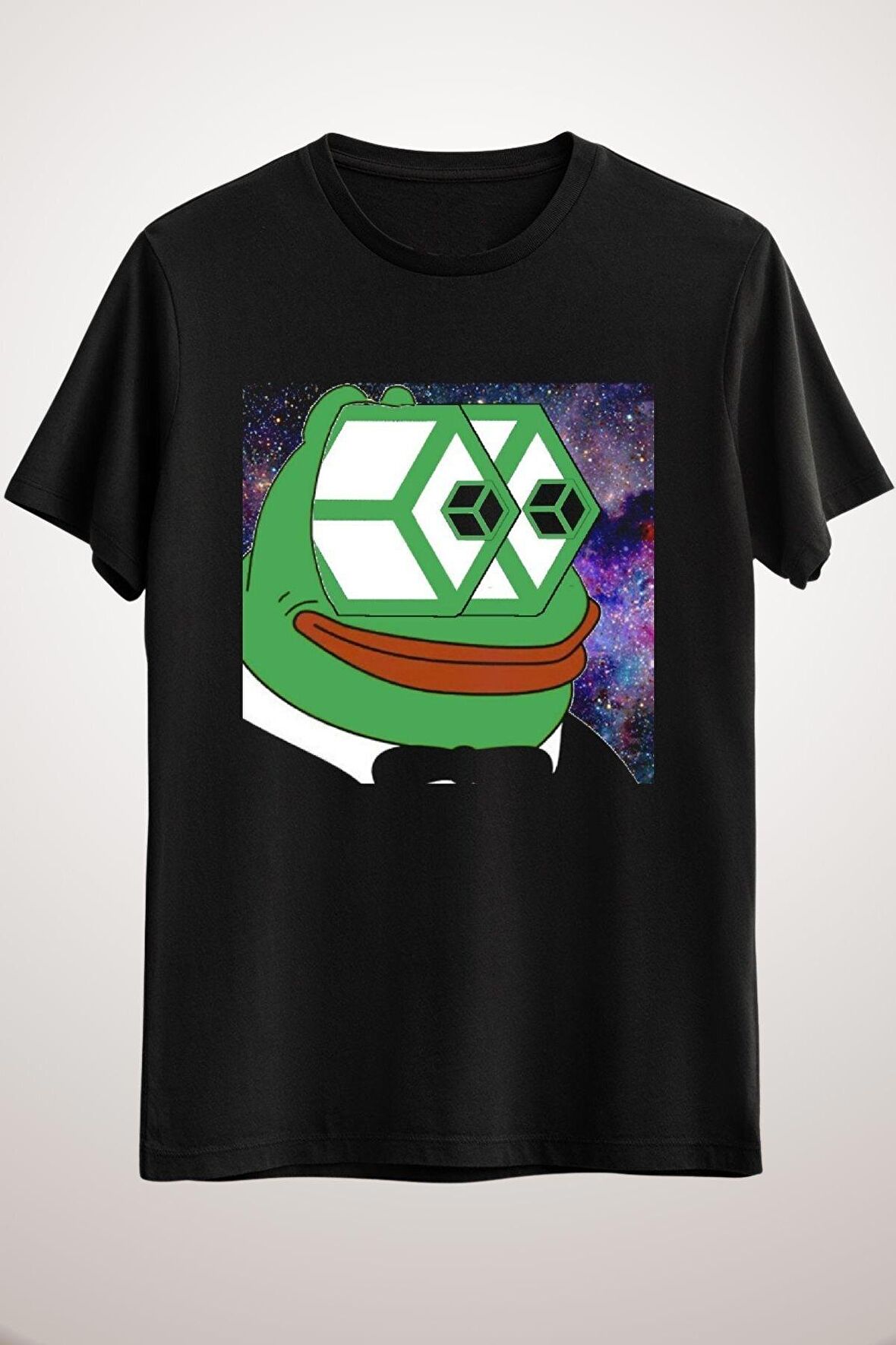 Unisex Siyah Rooba Classic T-shirt