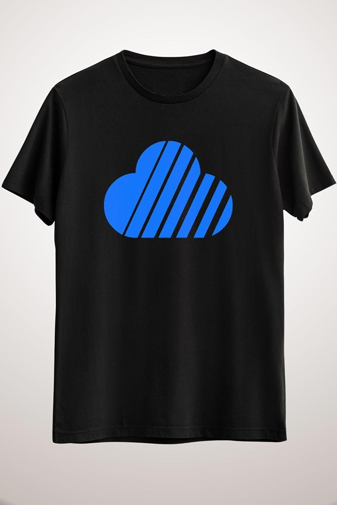 Unisex Siyah Skycoin Sky Crypto Currency Icon Classic T-shirt