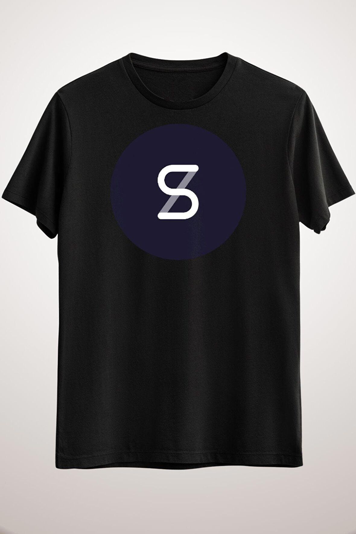 Unisex Siyah Synthetix Classic T-shirt