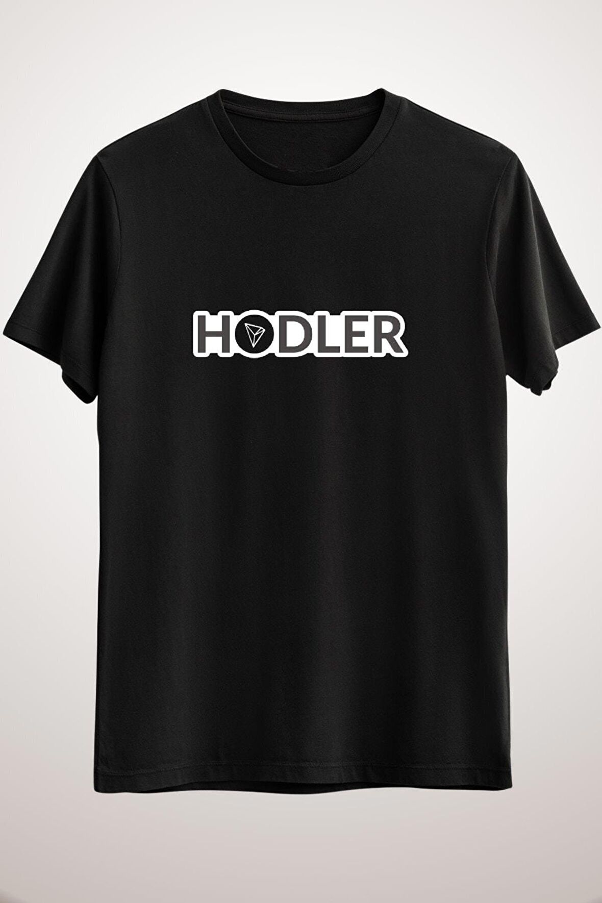 Unisex Siyah Tronix [ Trx ] Coin Hodler Sticker &amp;amp; T-shirts Classic T-shirt