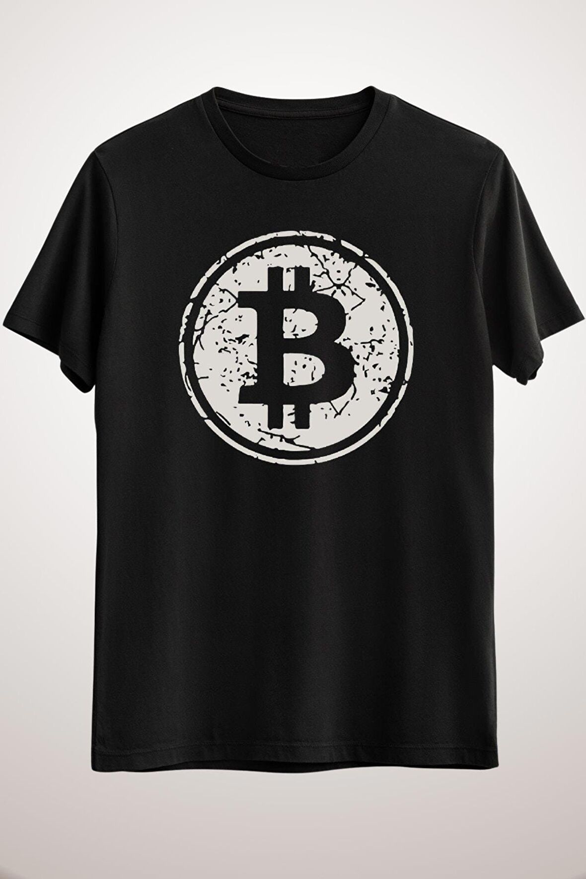 Unisex Siyah Vintage Bitcoin Shirt For Crypto Currency Traders! Essential T-shirt