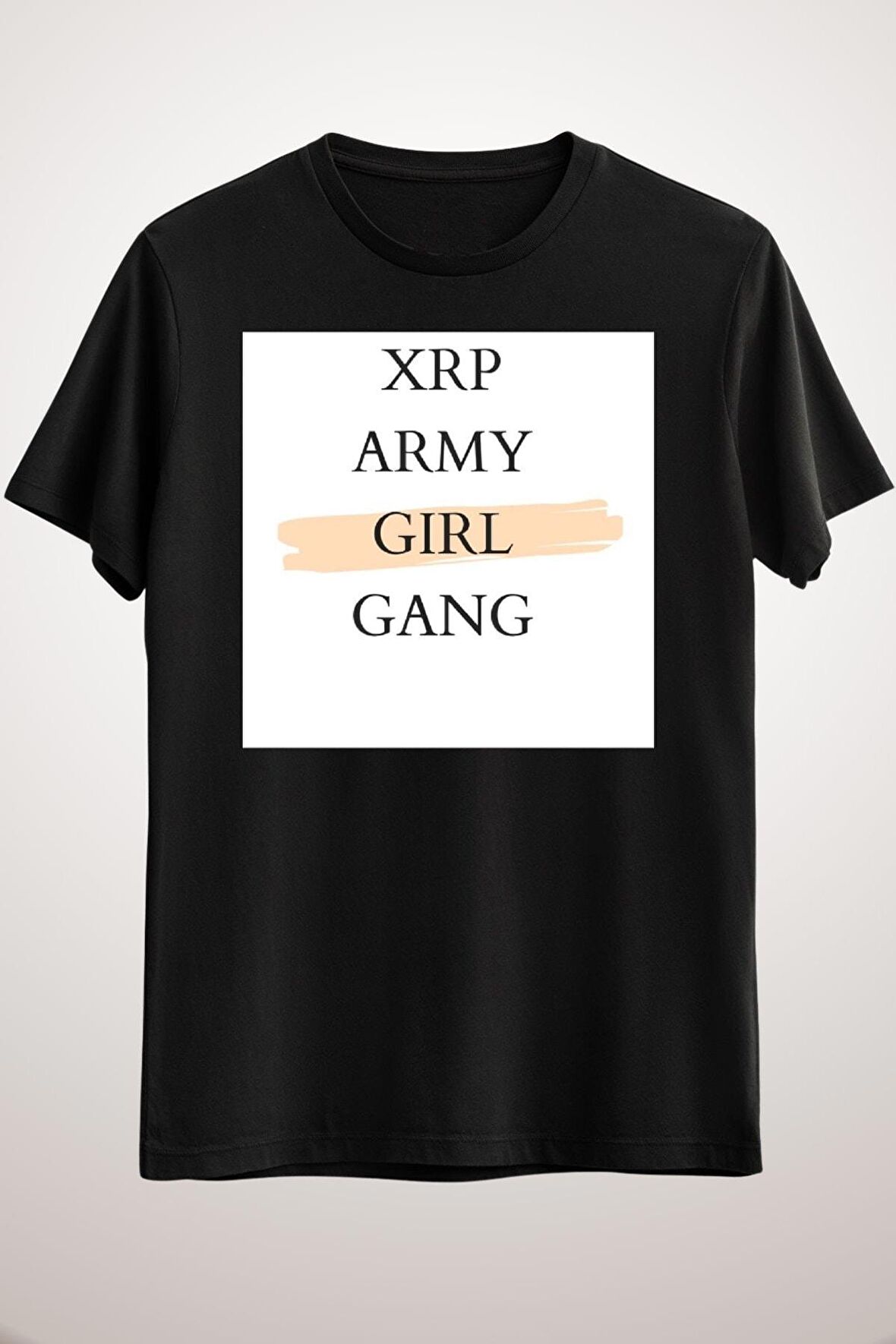 Unisex Siyah Women Cryptocurrency t-shirt Xrp Rıpple Premium T-shirt