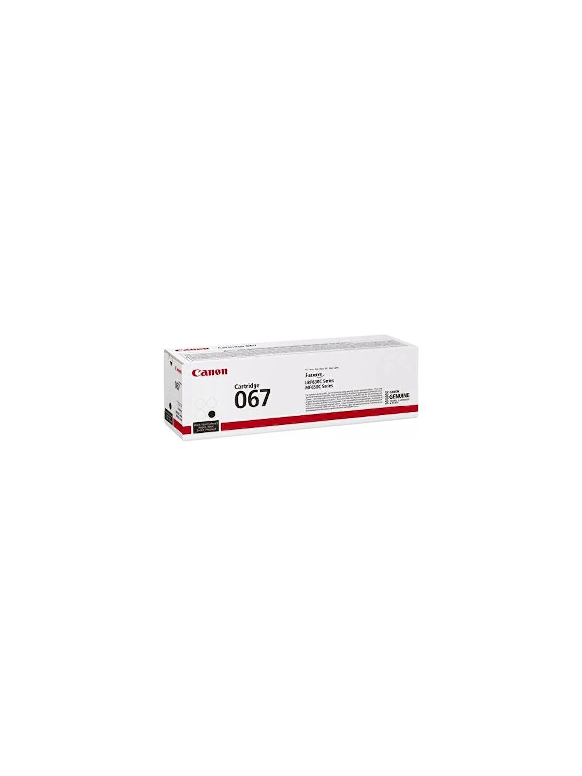 Canon CRG-067 i-Sensys MF-655Cdw Siyah Orjinal Yazıcı Toneri