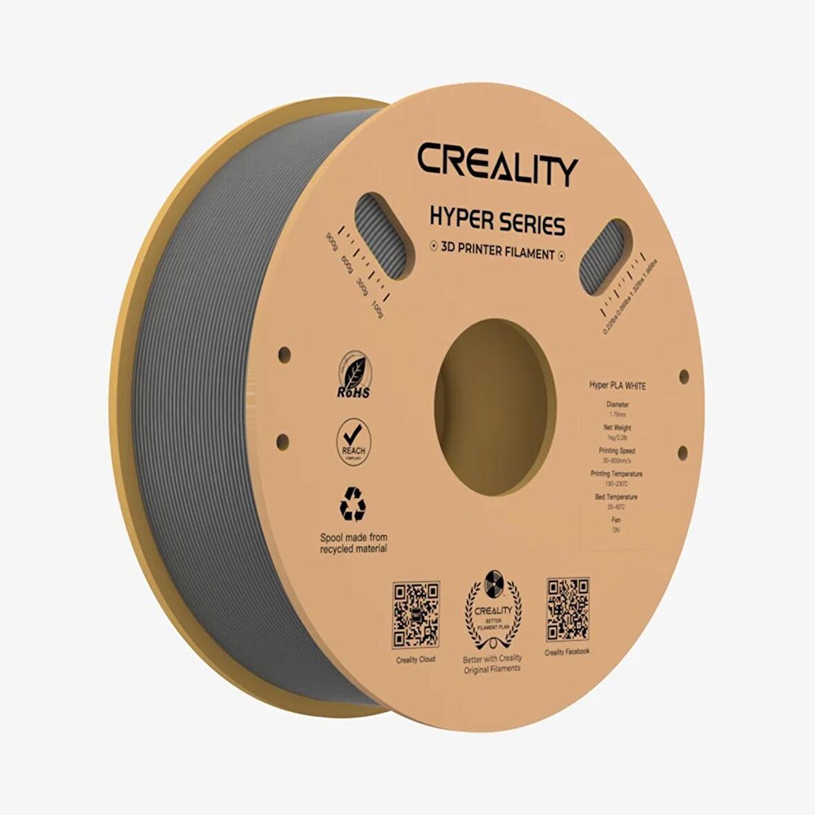 Creality Hyper Pla Filament Gri 1.75MM