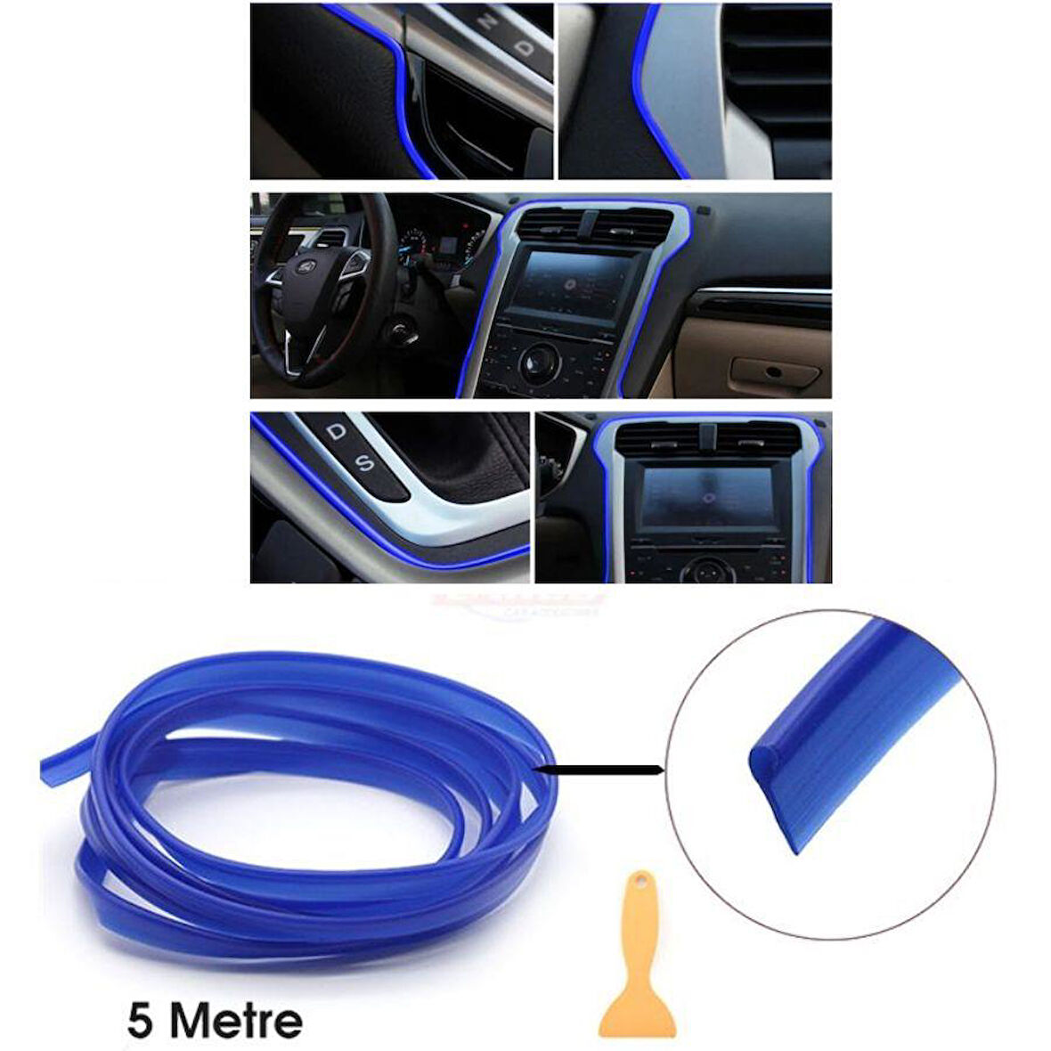 Carmind Mavi Torpido Fitil 5mt (Işıksız)