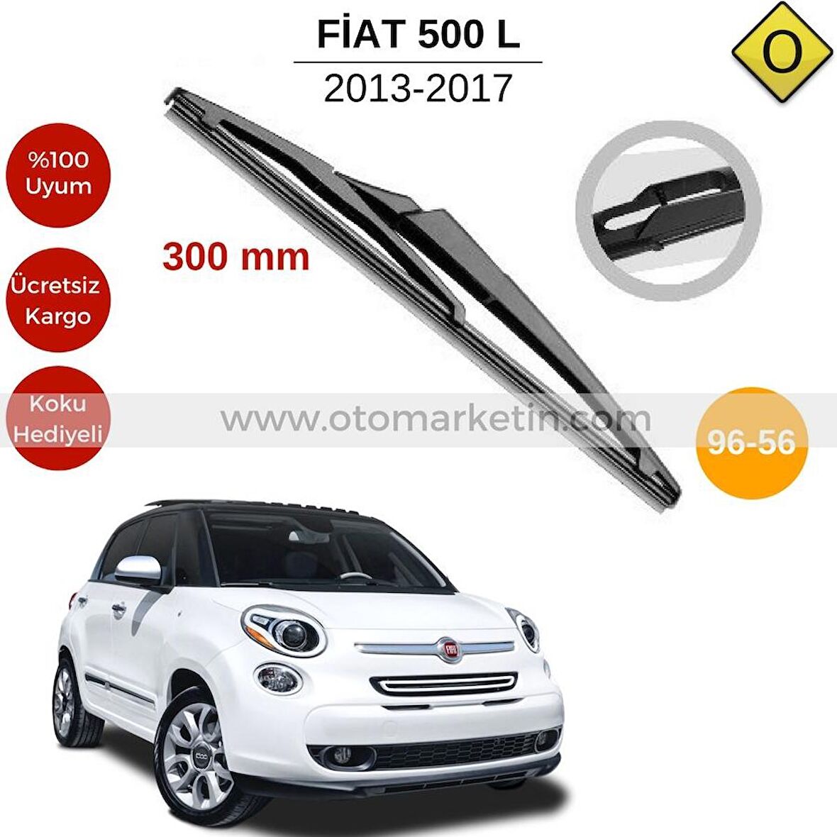 Fiat 500L Arka Silecek 2013-2017(MTM96-56)