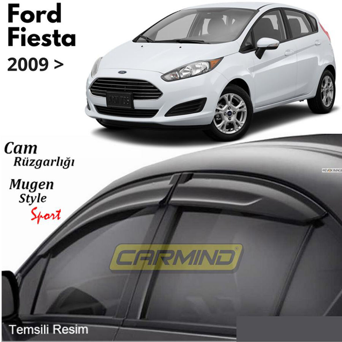 Ford Fiesta Mugen Cam Rüzgarlığı 2009-2017
