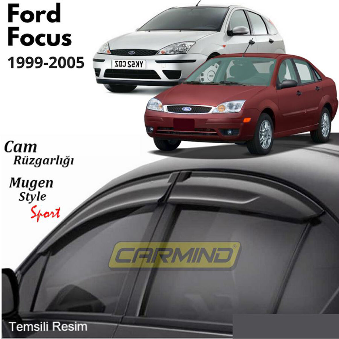 Ford Focus Mugen Cam Rüzgarlığı 1999-2005
