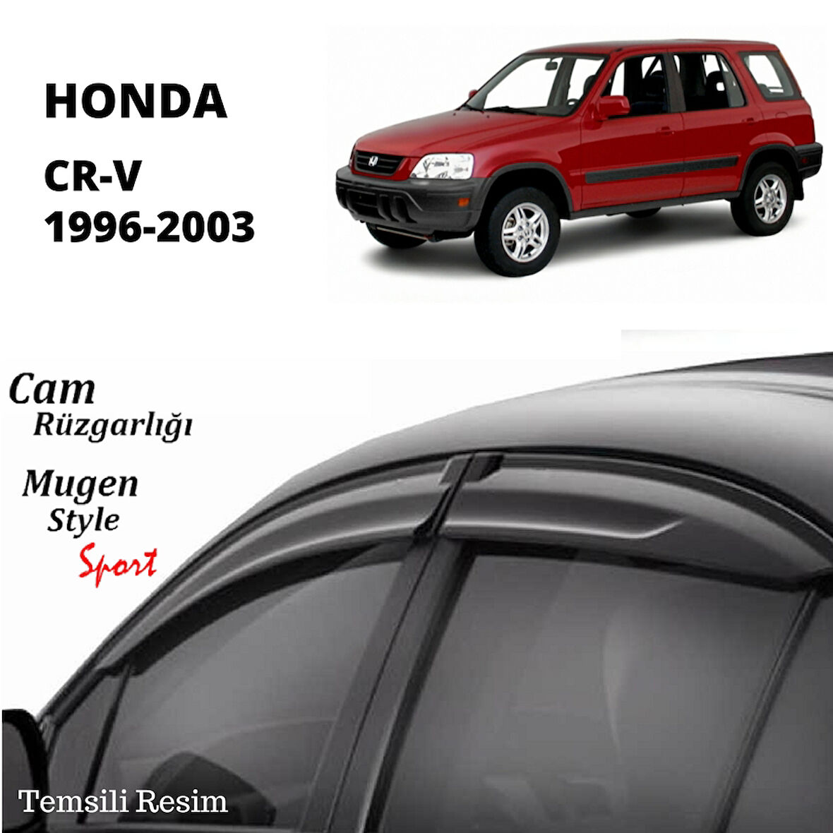Honda CRV Cam Rüzgarlığı 1997-2001