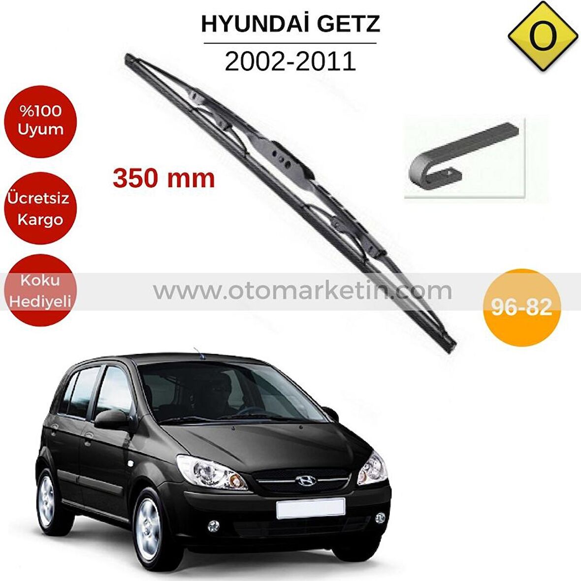 Hyundai Getz Arka Silecek 2002-2011(MTM96-82)