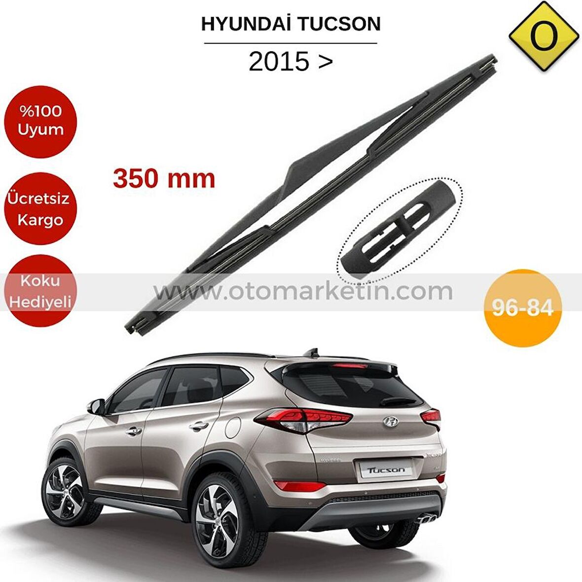 Hyundai Tucson Arka Silecek 2015-2021 (MTM96-84)