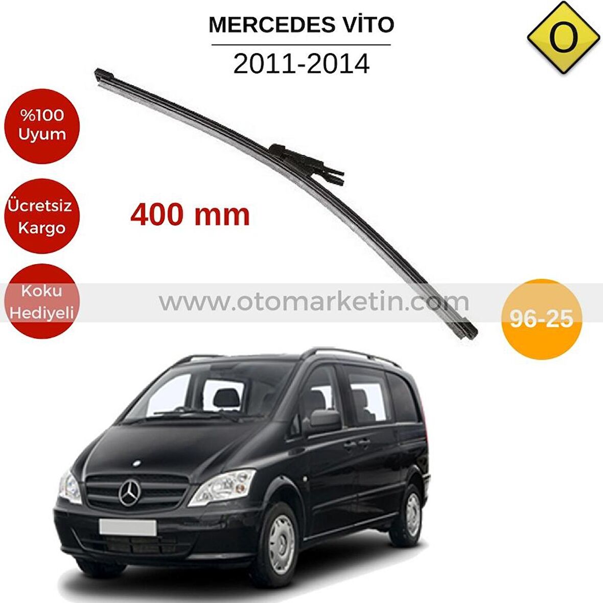 Mercedes Vito Arka Silecek 2011-2014(MTM96-25)