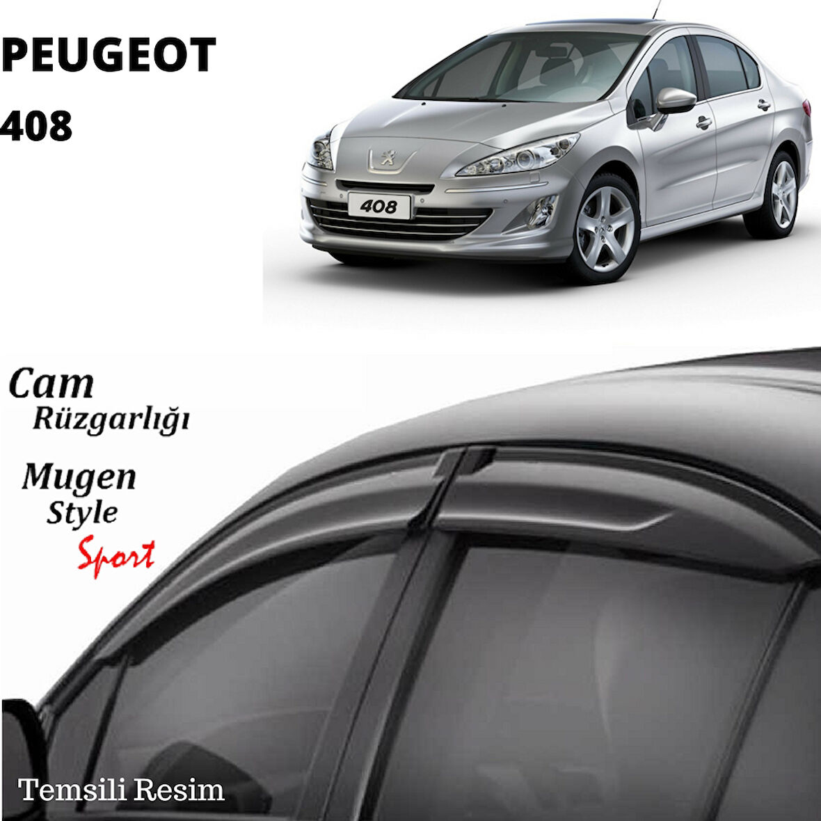 Peugeot 408 Cam Rüzgarlığı 2010-2019