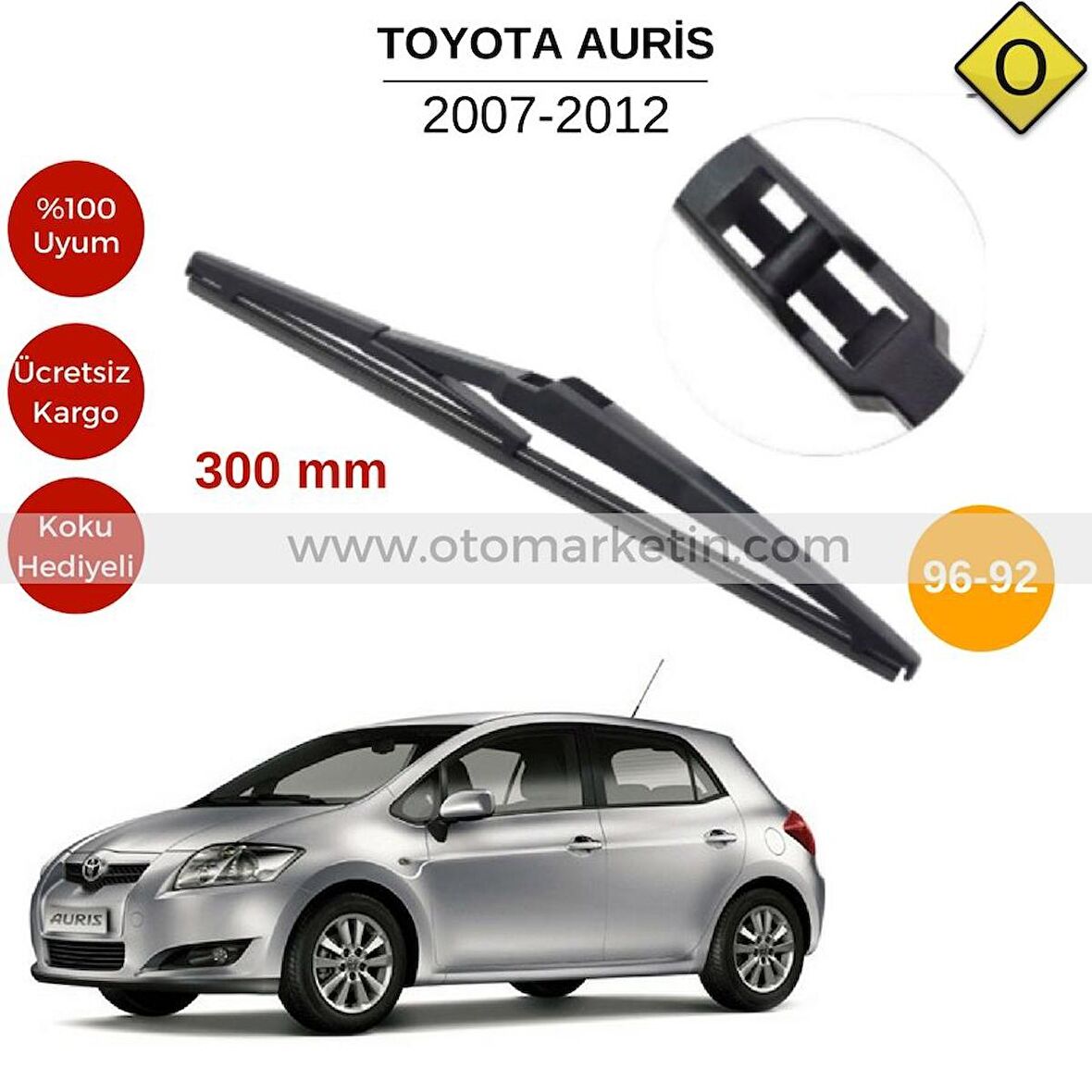 Toyota Auris Arka Silecek 2007-2012(MTM96-92)