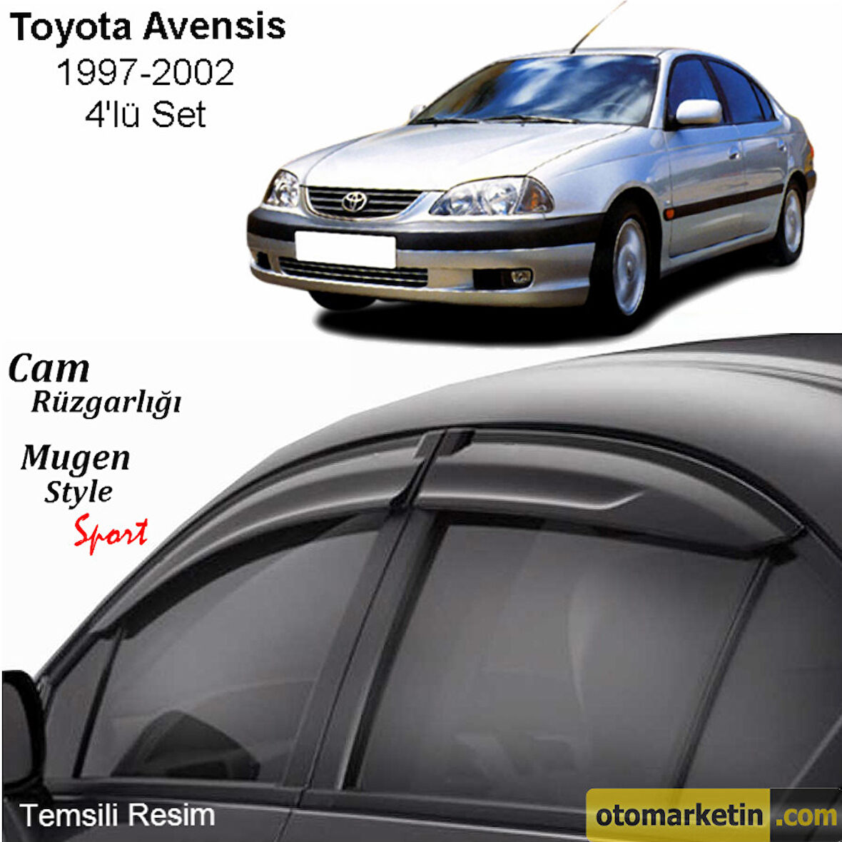 Toyota Avensis Mugen Cam Rüzgarlığı 1997-2002