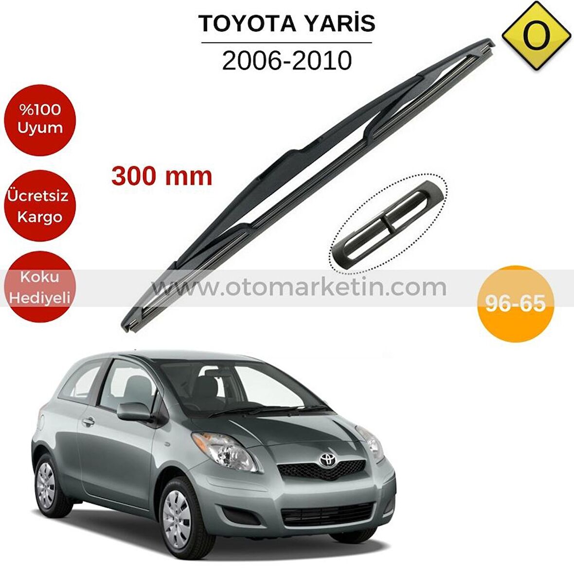 Toyota Yaris Arka Silecek 2006-2010(MTM96-65)