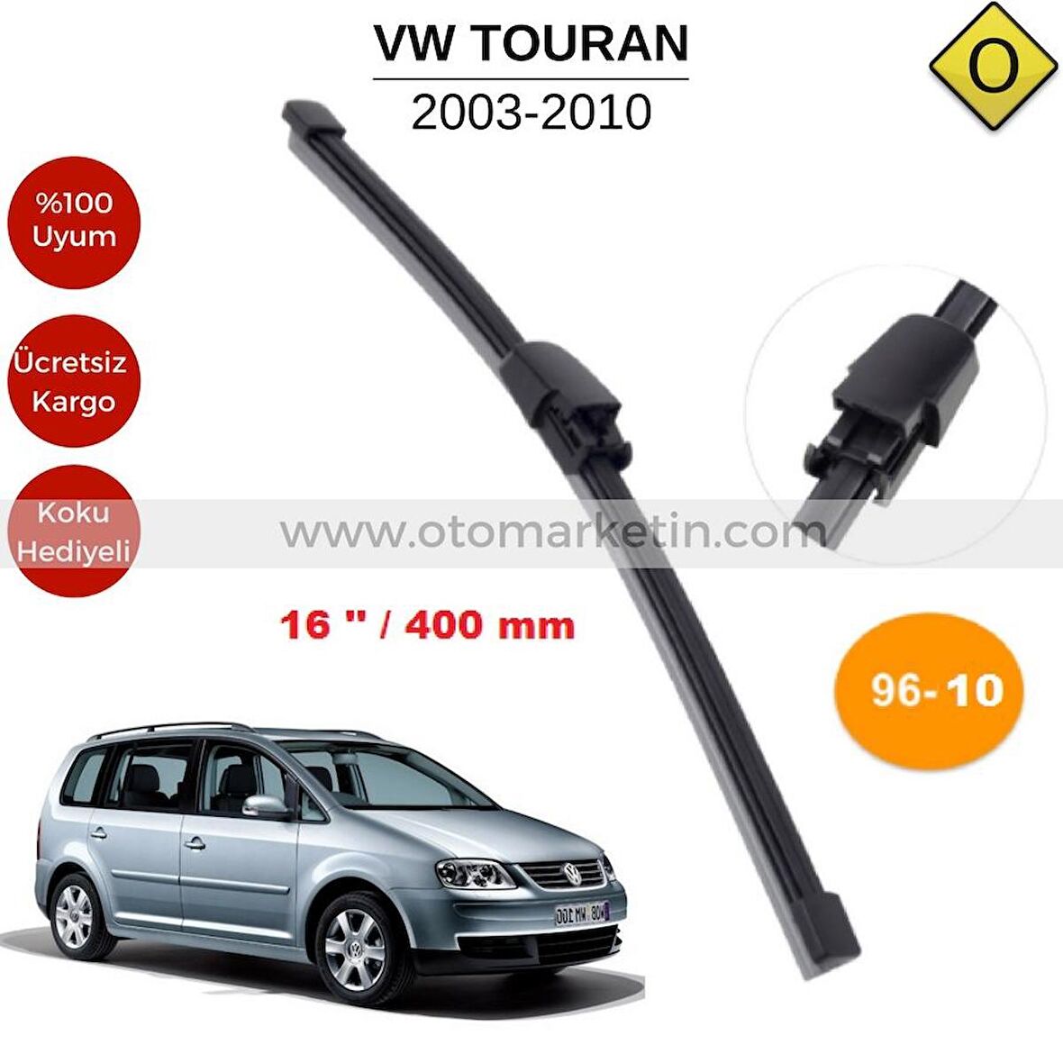 Vw Touran Arka Silecek 2003-2010(MTM96-10)